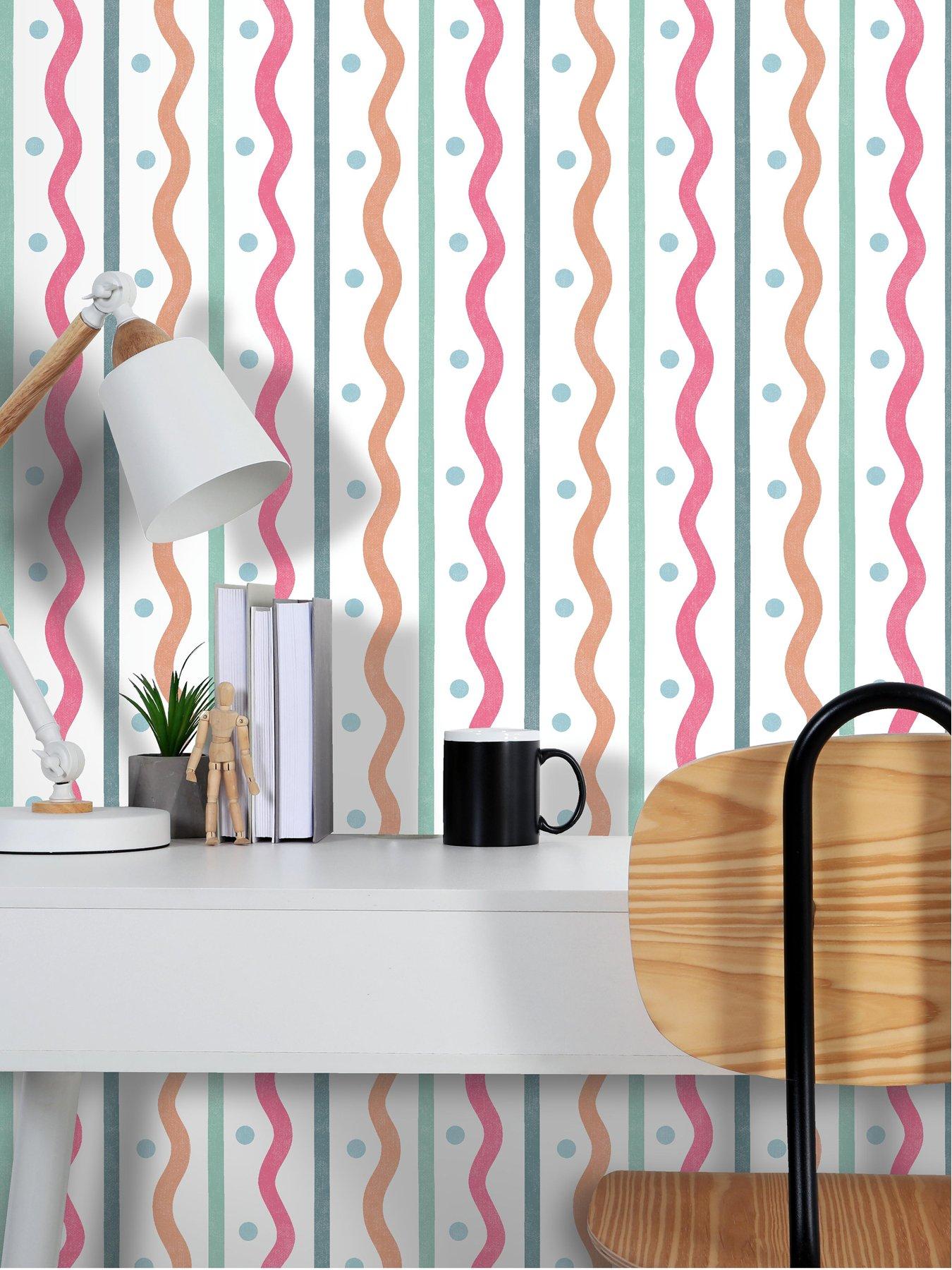 arthouse-squiggle-stripe-wallpaper-rust