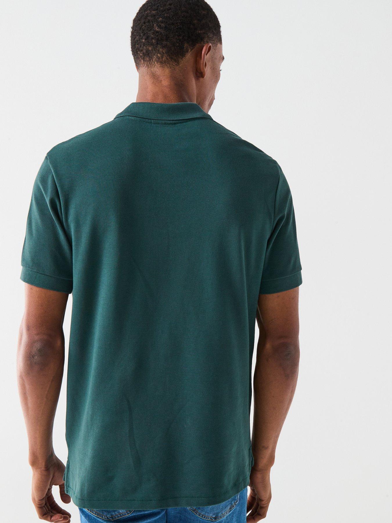 stillFront image of ps-paul-smith-regular-fit-zebra-short-sleeve-polo-shirt-green