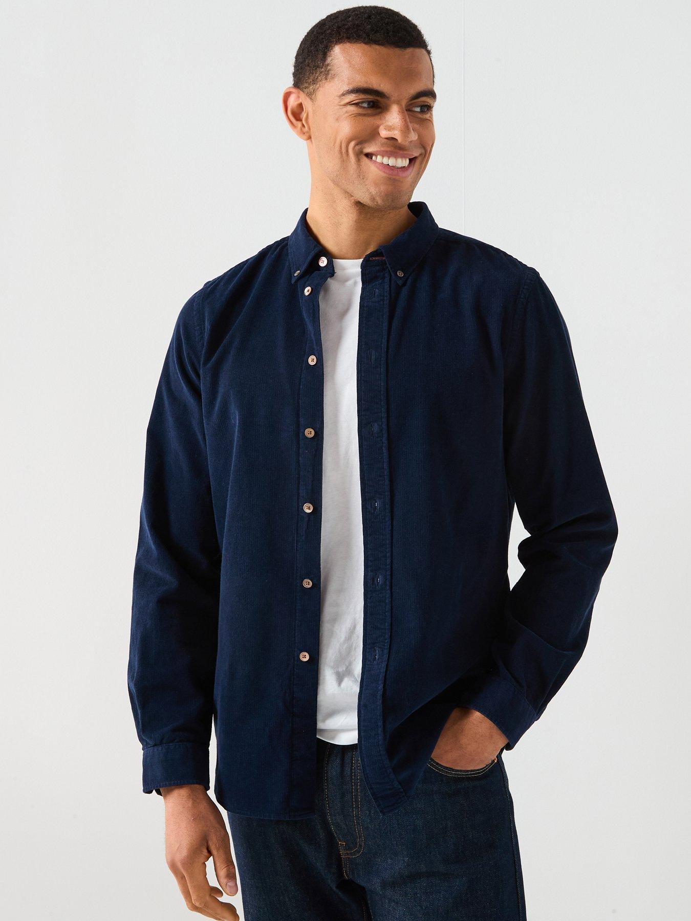 PS PAUL SMITH Ps Paul Smith Tailored Fit Button Down Shirt - Navy