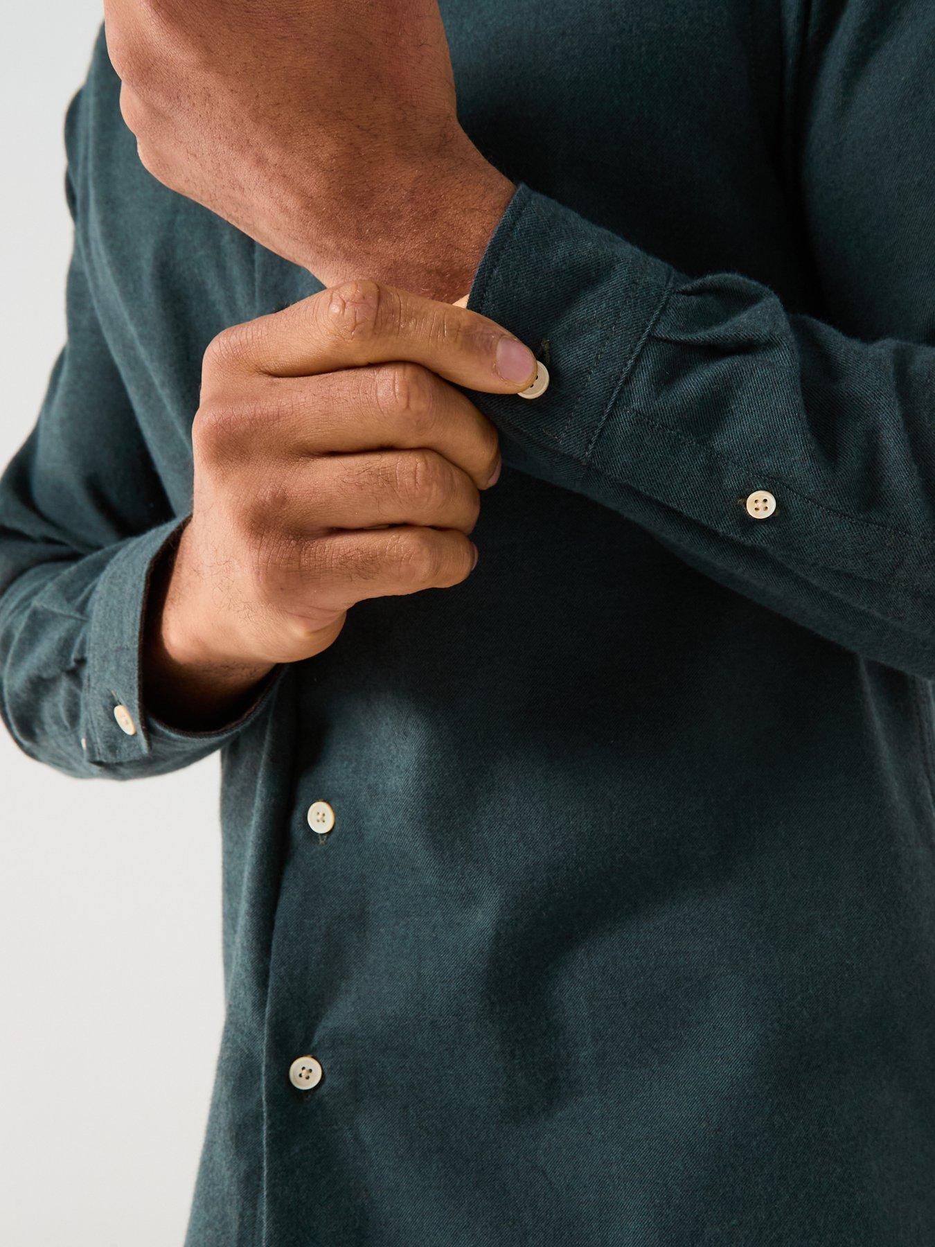  image of ps-paul-smith-regular-fit-long-sleeve-shirt-green