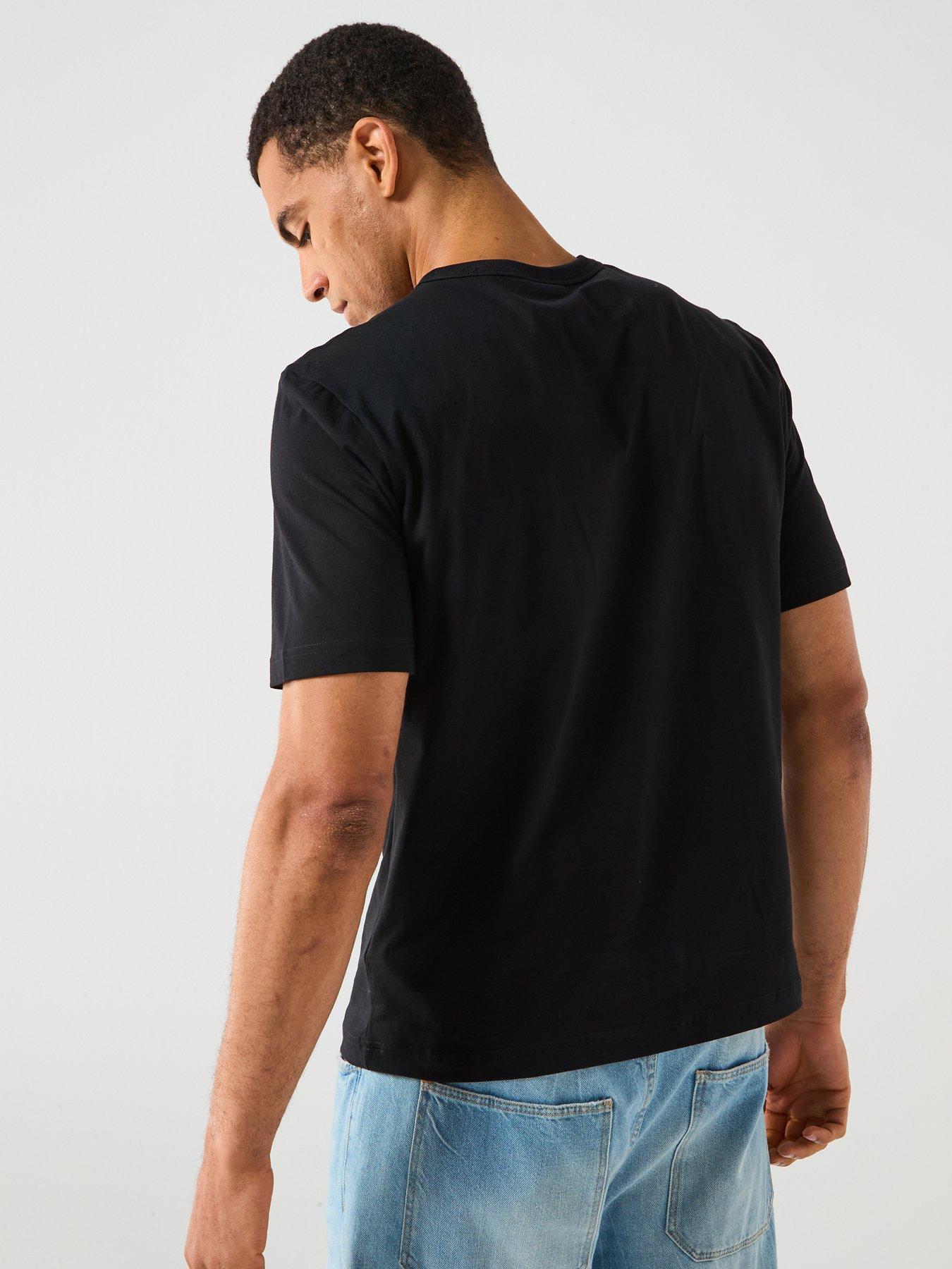 Image 2 of 5 of PS PAUL SMITH Stripe Graphic Logo T-Shirt - Black