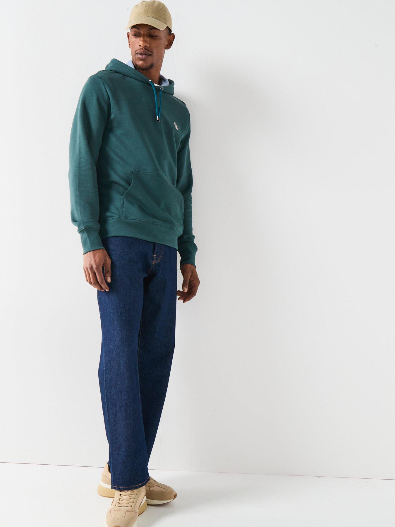 Image 3 of 4 of PS PAUL SMITH Regular Fit Zebra Hoodie - Green