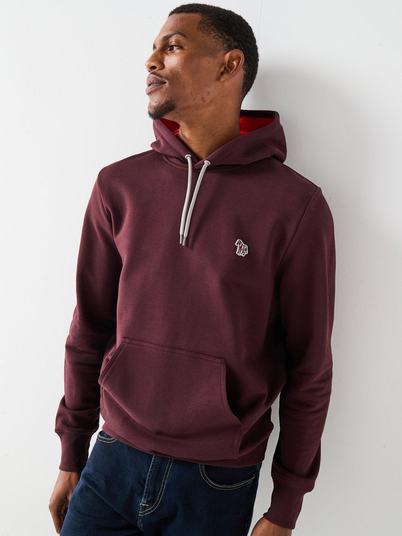 undefined Zebra Hoodie - Red