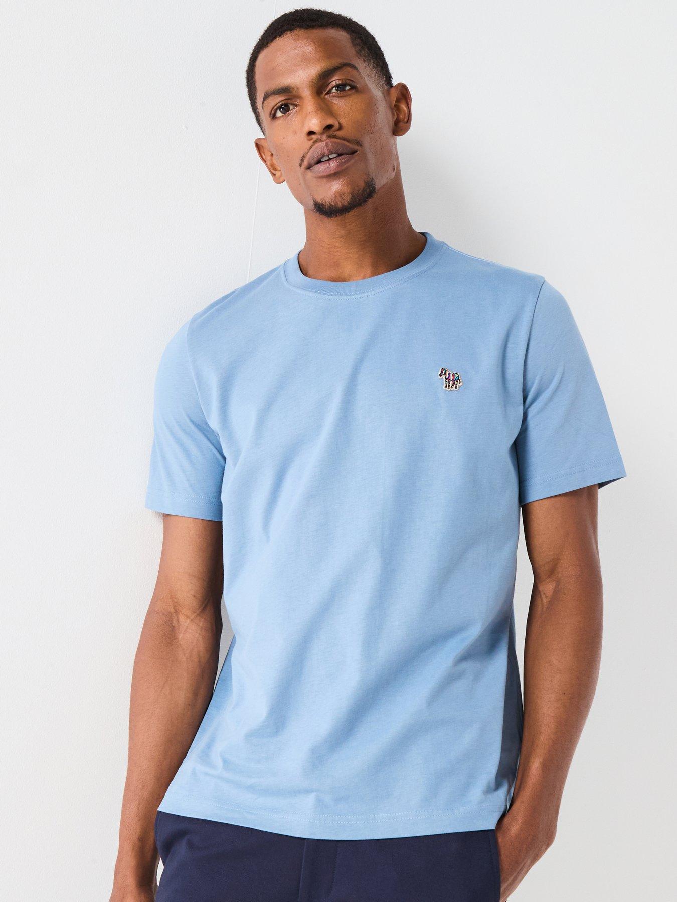 PS PAUL SMITH Regular Fit Zebra T-Shirt - Blue