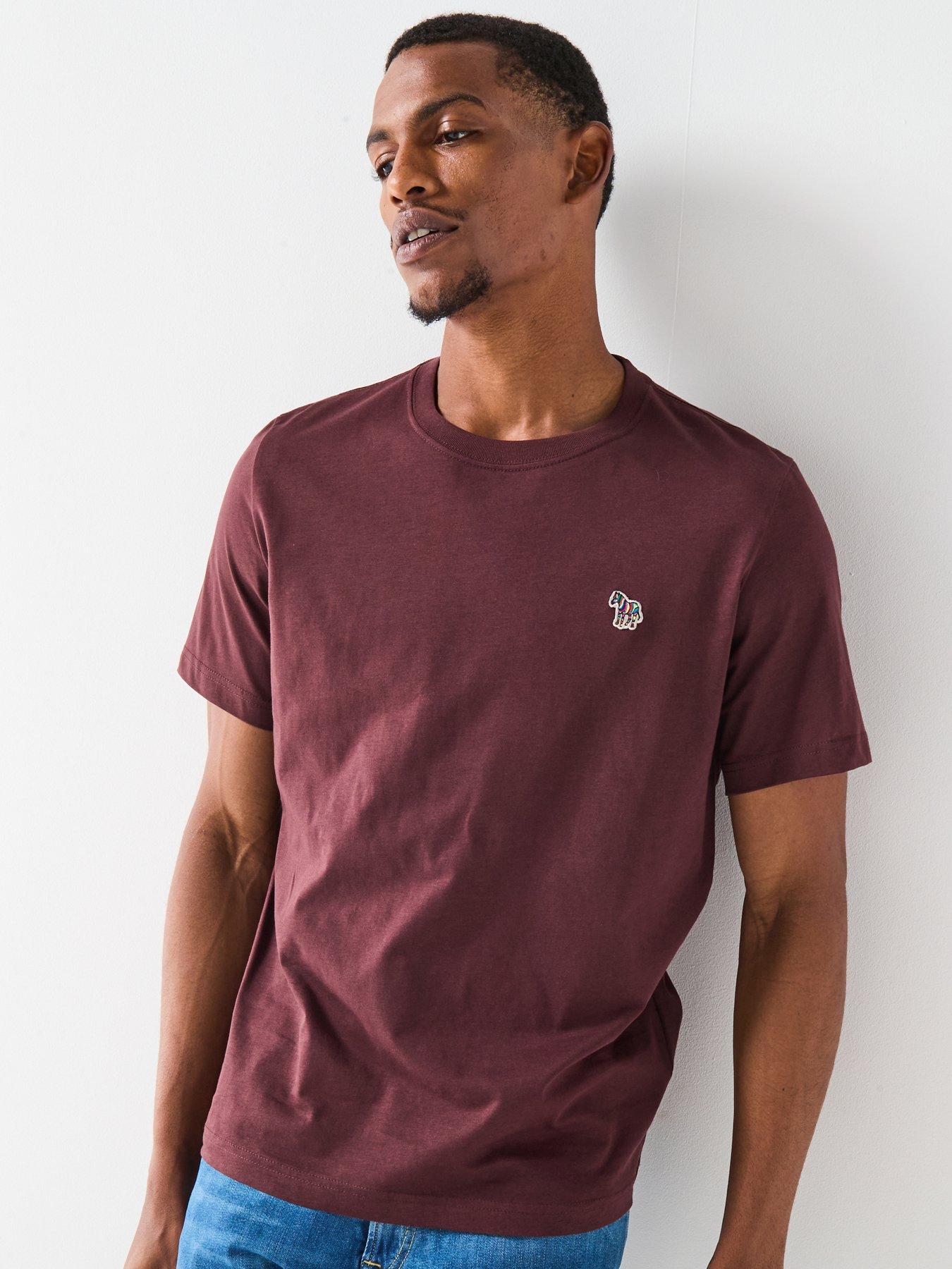 undefined Regular Fit Zebra T-Shirt - Red