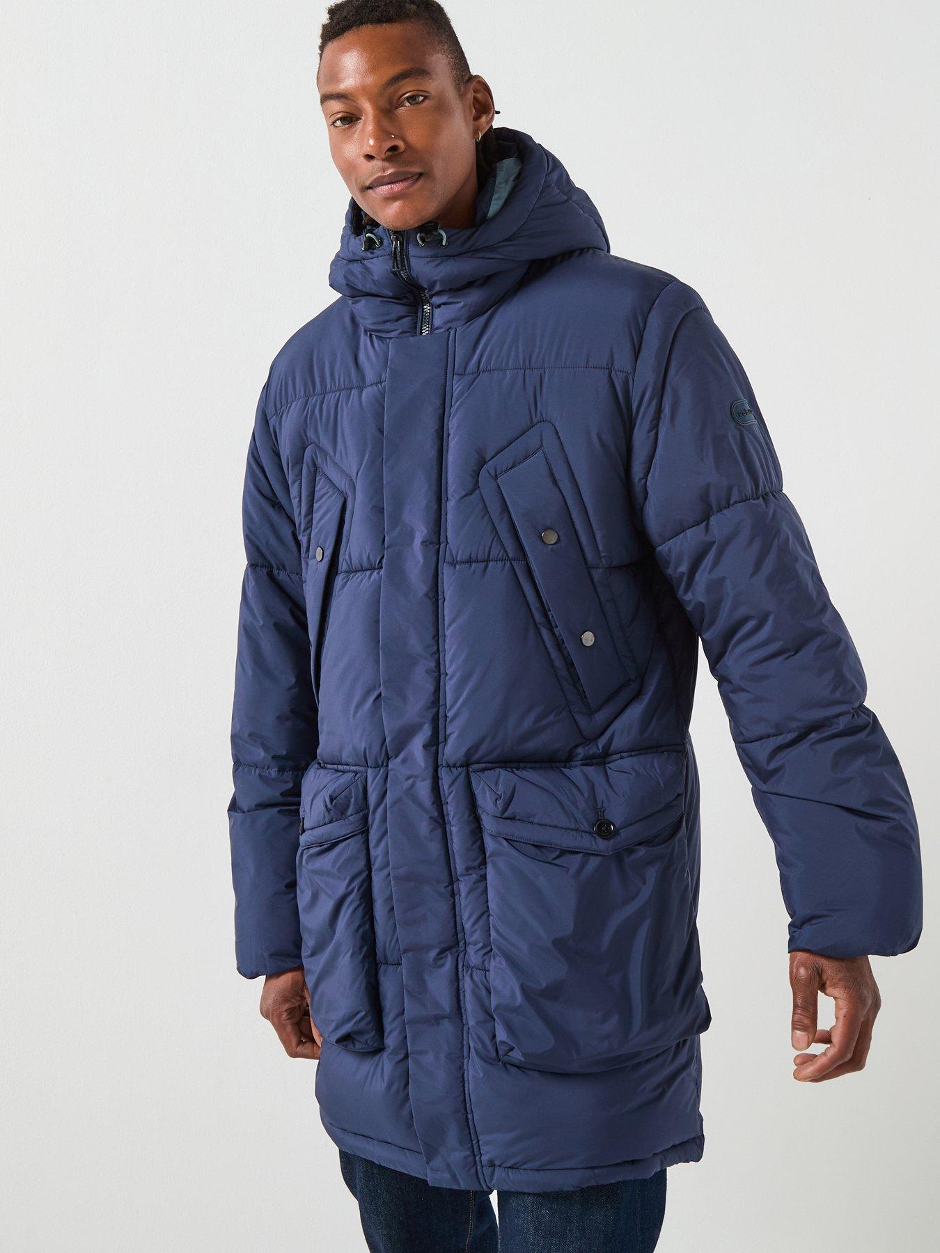 PS PAUL SMITH Fibre Down Parka - Navy