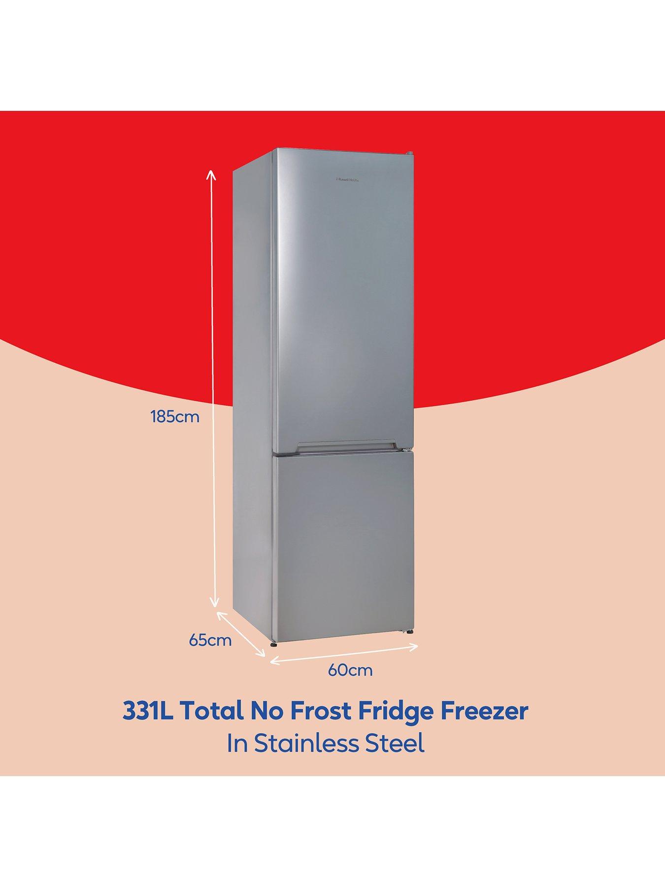 Image 4 of 7 of Russell Hobbs RH185FF601C1SS, 329L Freestanding 60/40 Split C Class Total No Frost Fridge Freezer in Stainless Steel