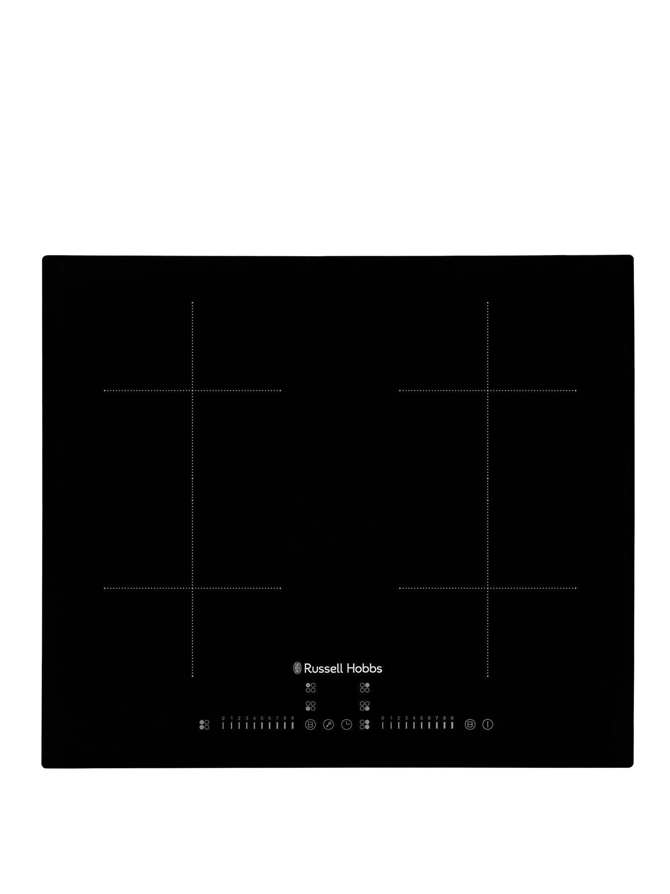 Russell Hobbs RH60IH2B413B 60cm Induction Hob w/ Slider  &  2 Bridge - Black