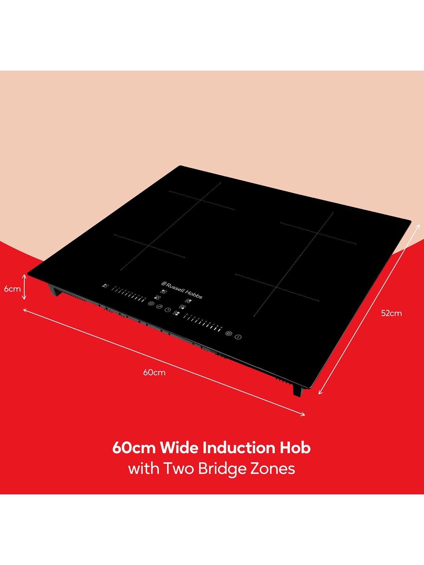 Image 5 of 8 of Russell Hobbs RH60IH2B413B 60cm Induction Hob w/ Slider &amp; 2 Bridge - Black
