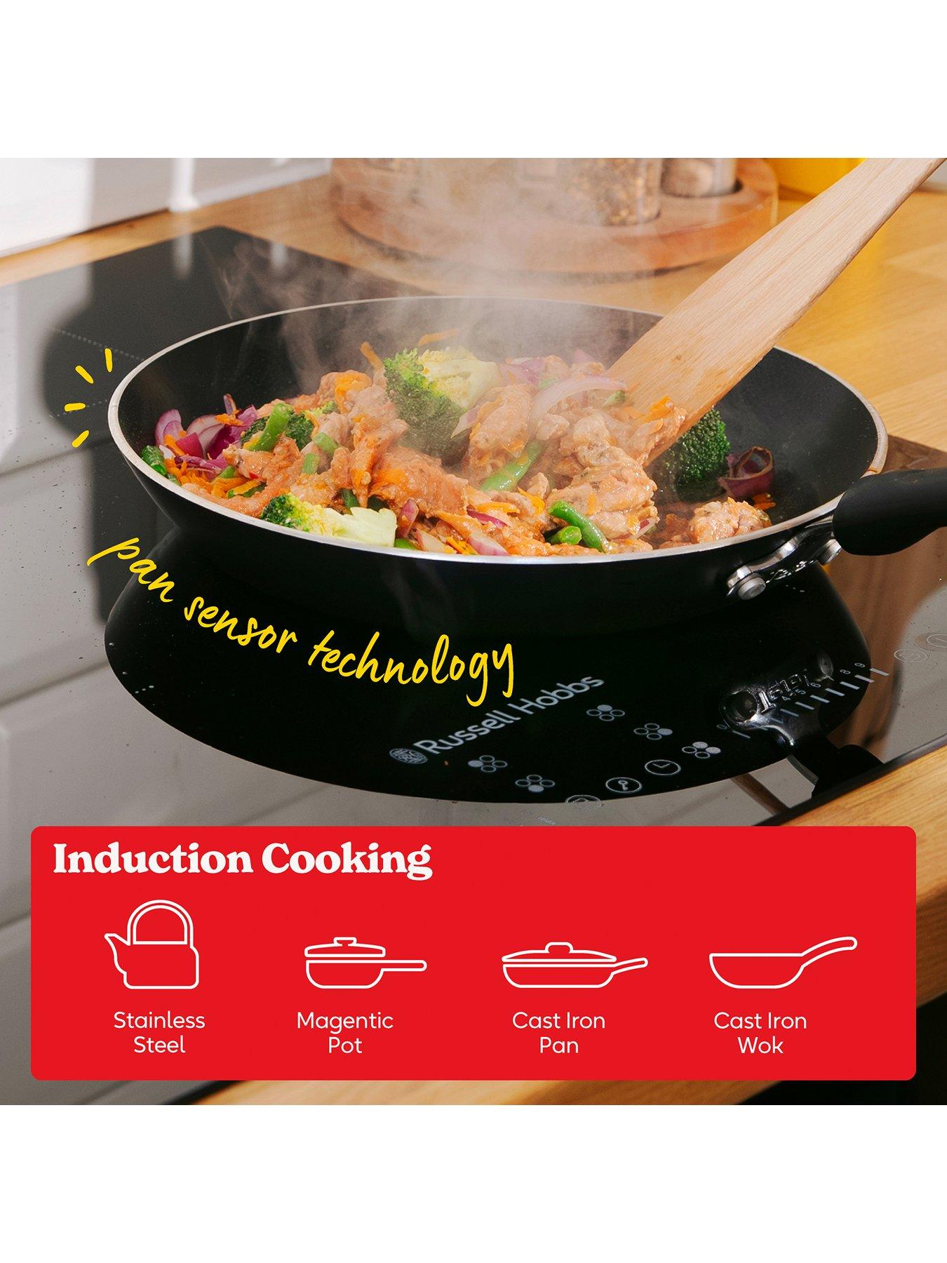 Image 7 of 8 of Russell Hobbs RH60IH2B413B 60cm Induction Hob w/ Slider &amp; 2 Bridge - Black