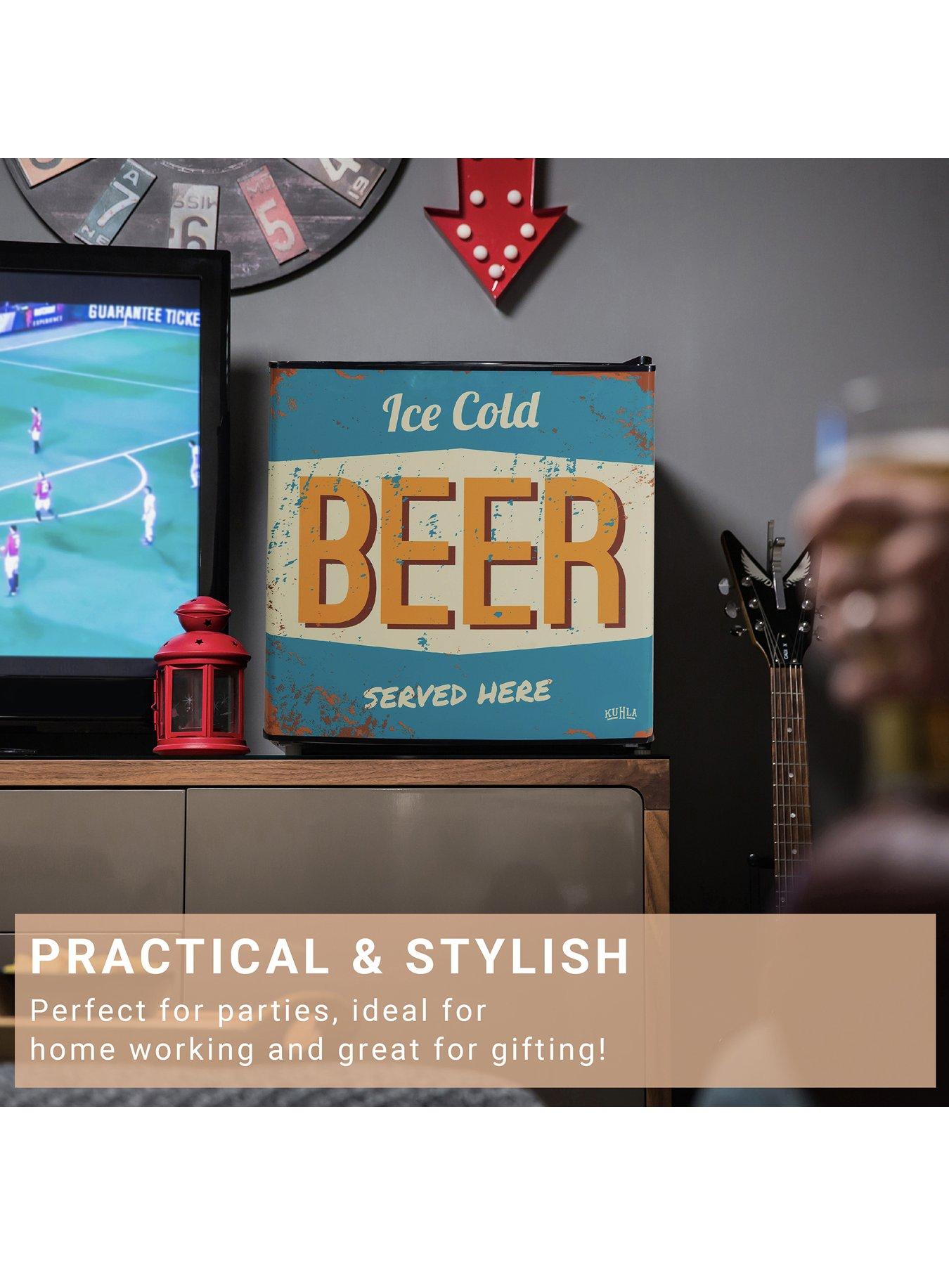  image of kuhla-kttf0e6b-1011-vintage-beer-design-45l-table-top-fridge