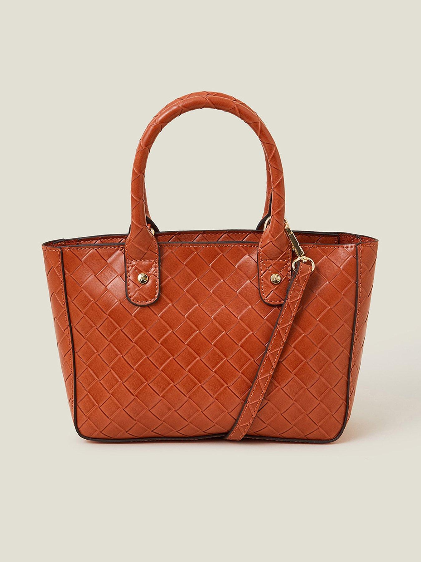 undefined Katie Mini Handheld Bag - Burnt Orange