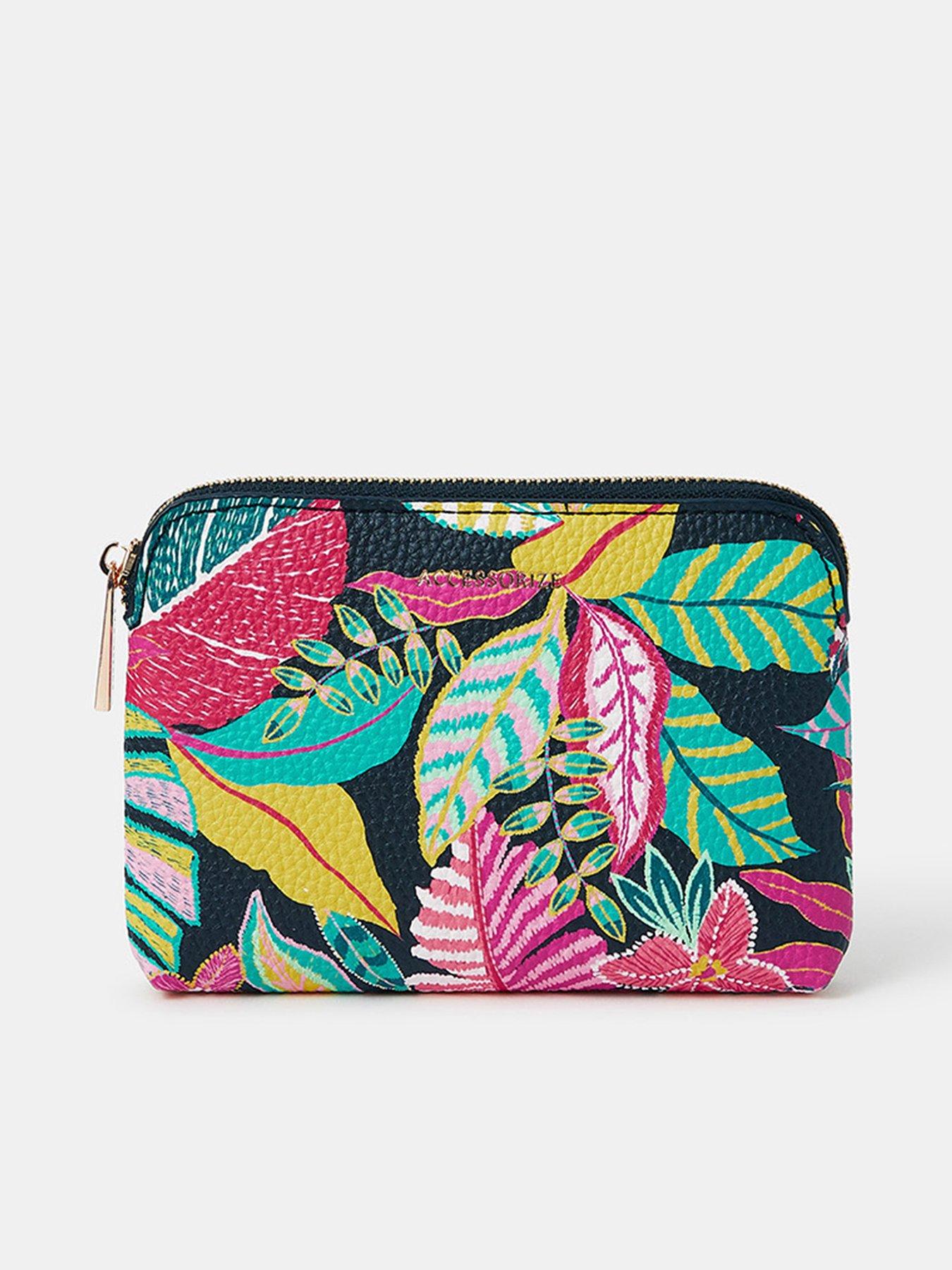 undefined Tropical Print Coin Purse - Multi