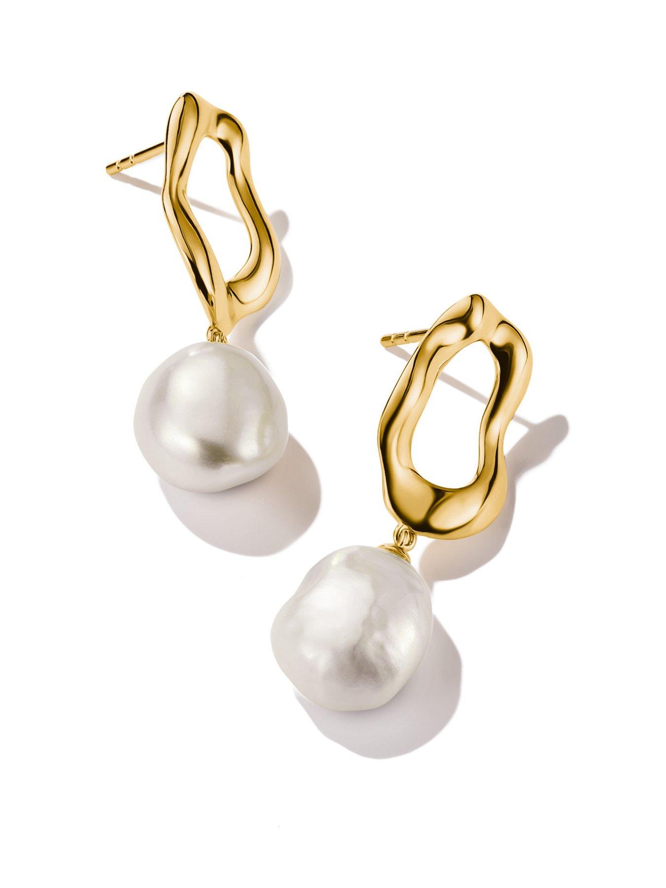 Thomas Sabo Natural Beauty earrings with pearls