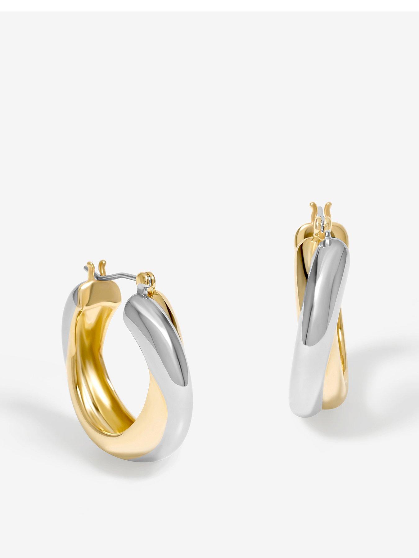 jon-richard-jon-richard-gold-plated-two-tone-hoop-earrings