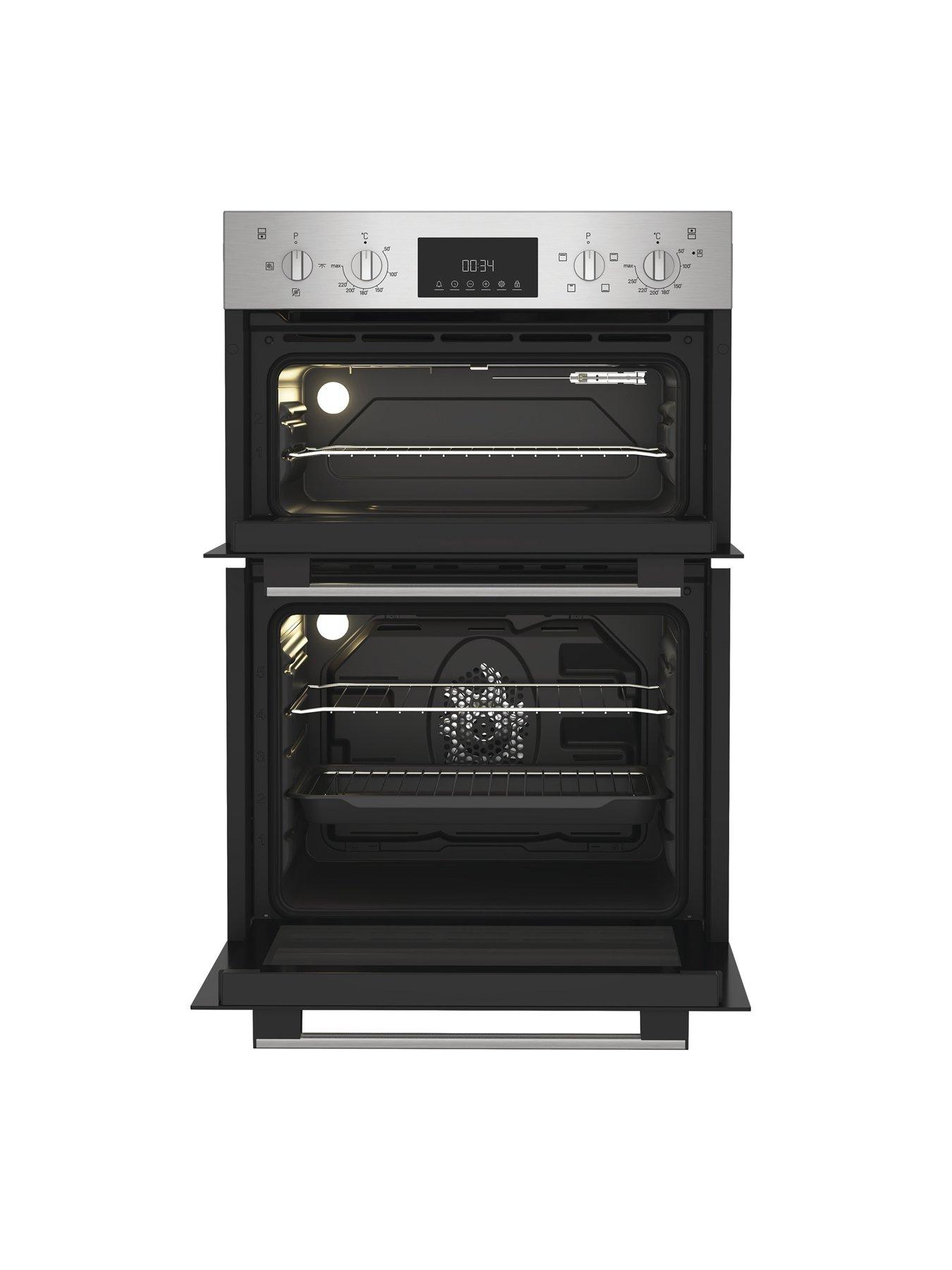 stillFront image of indesit-dii-10d-ix-double-oven-silver