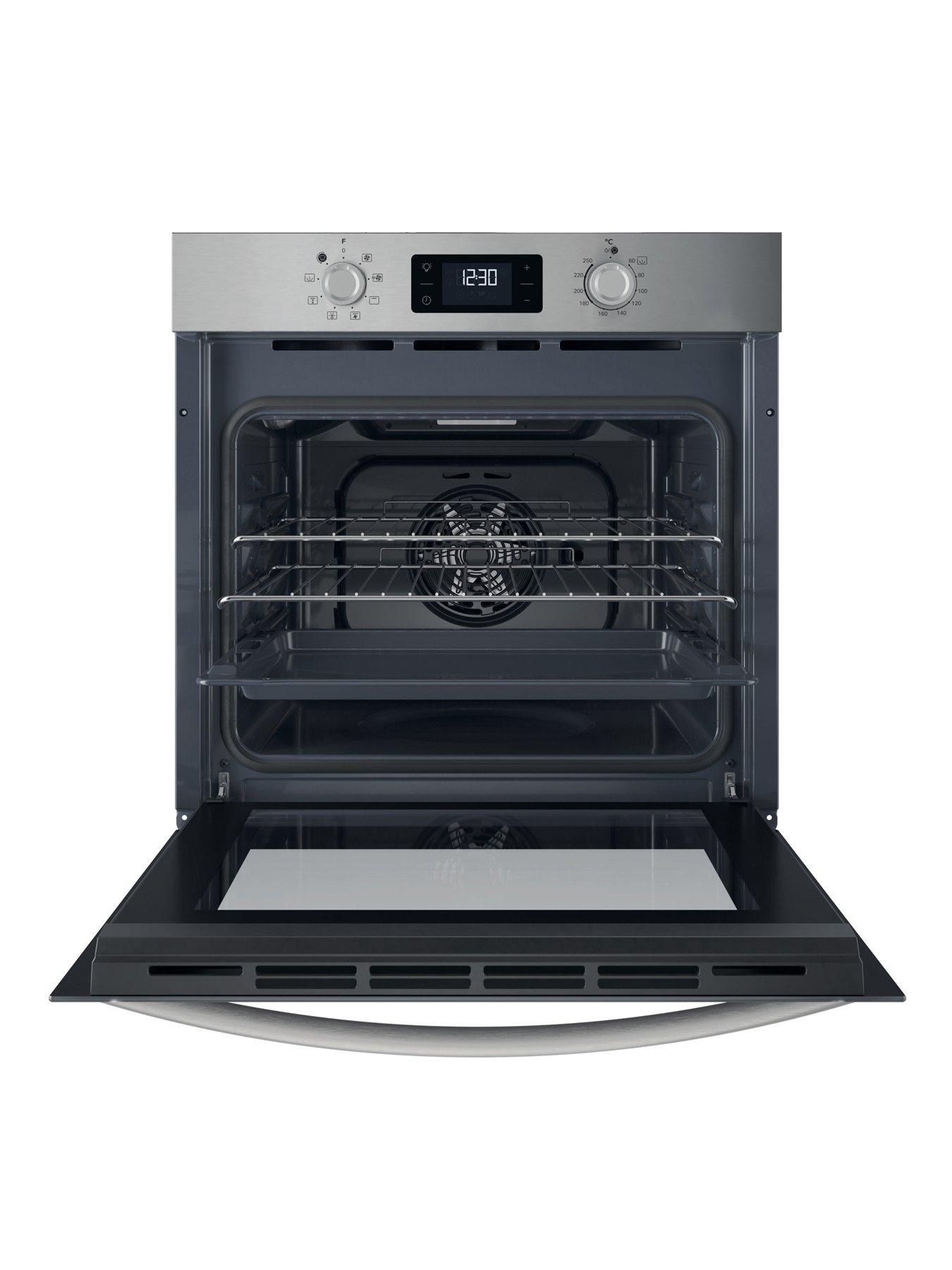 stillFront image of indesit-io-253-x-uk-turnampgo-single-oven-silver