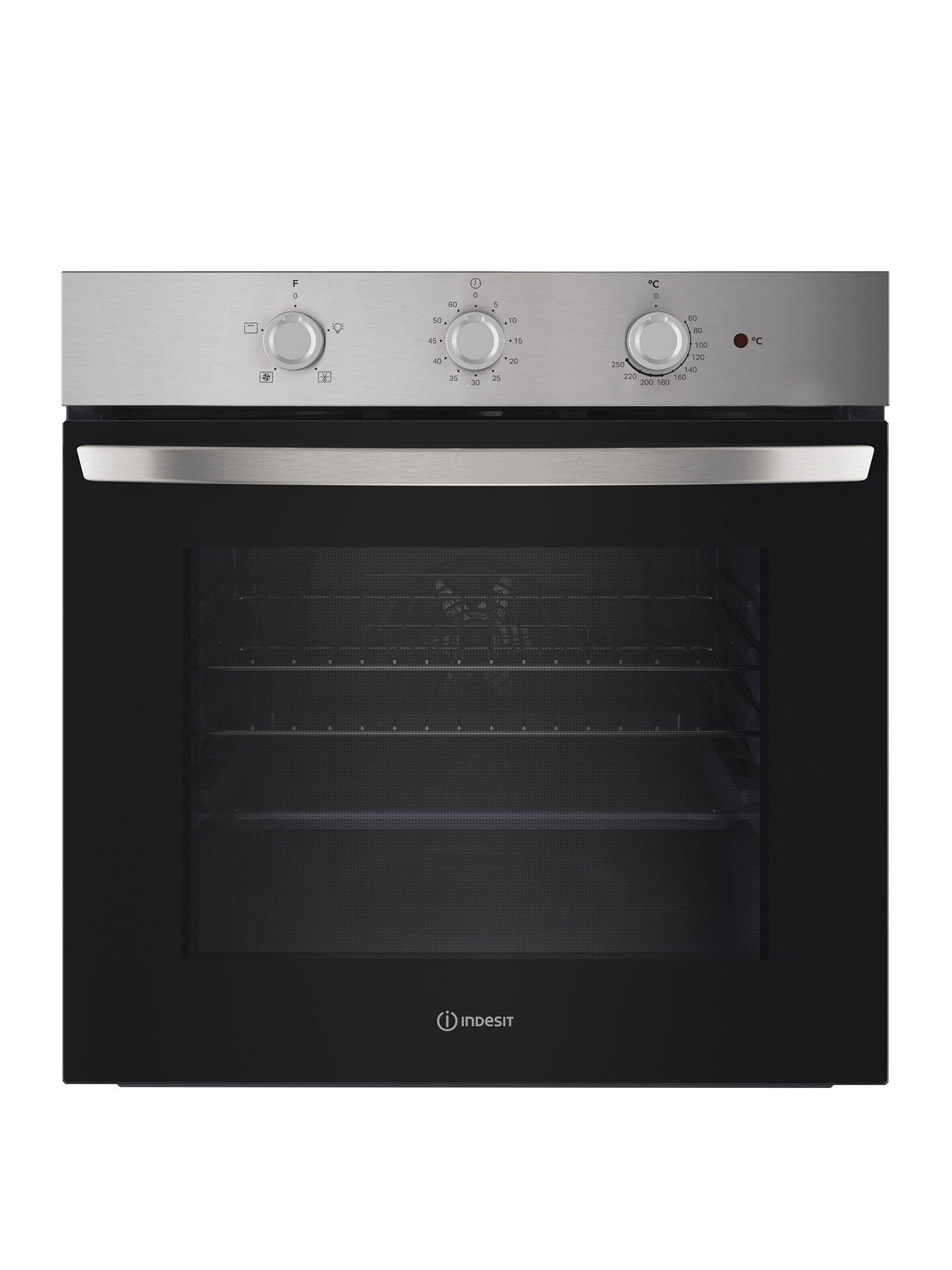 Image 1 of 7 of Indesit IO 233 X UK - Click&amp;Clean Single Oven - Silver