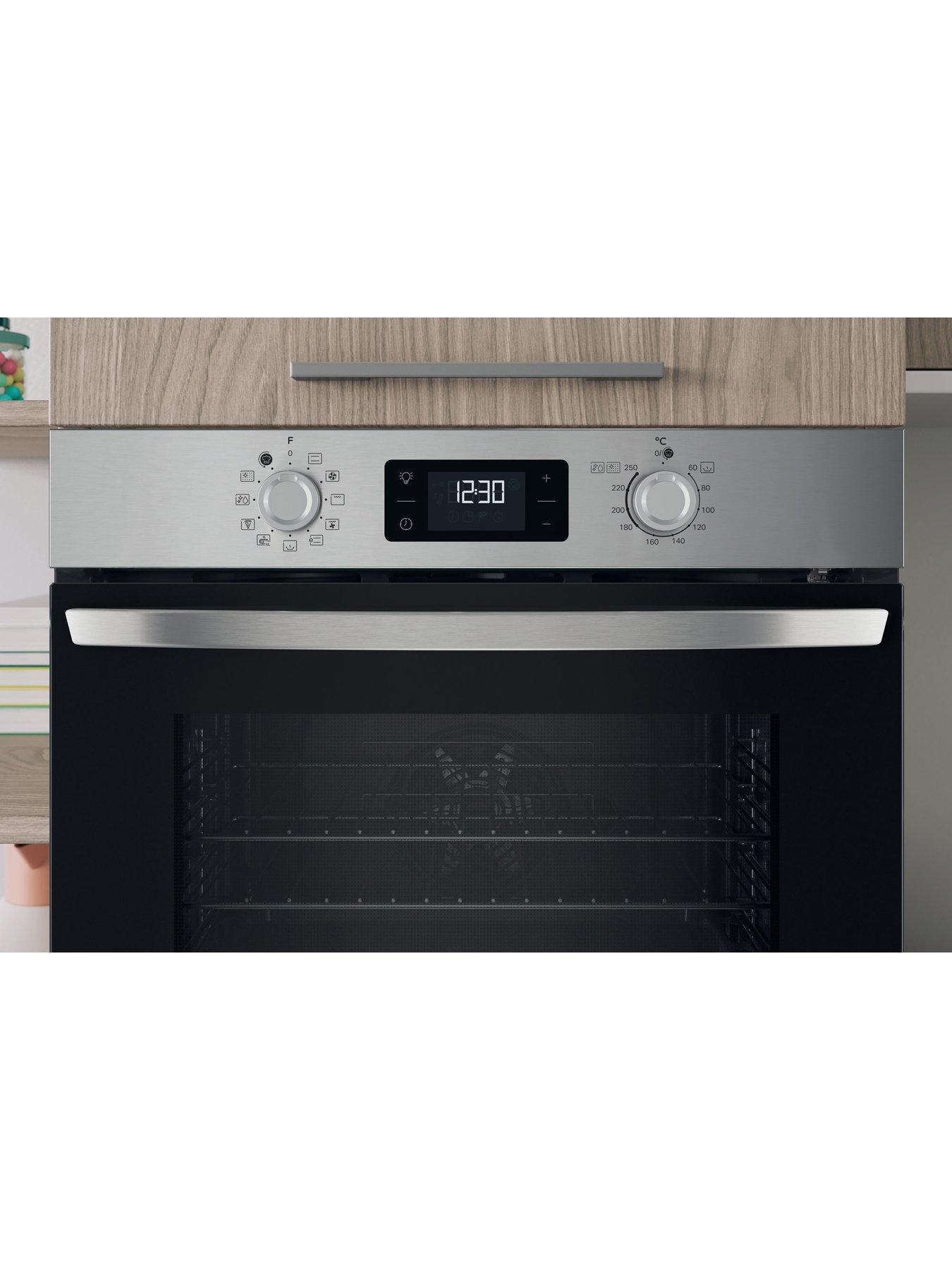  image of indesit-io-278p1-x-uk-turnampgo-single-oven-silver