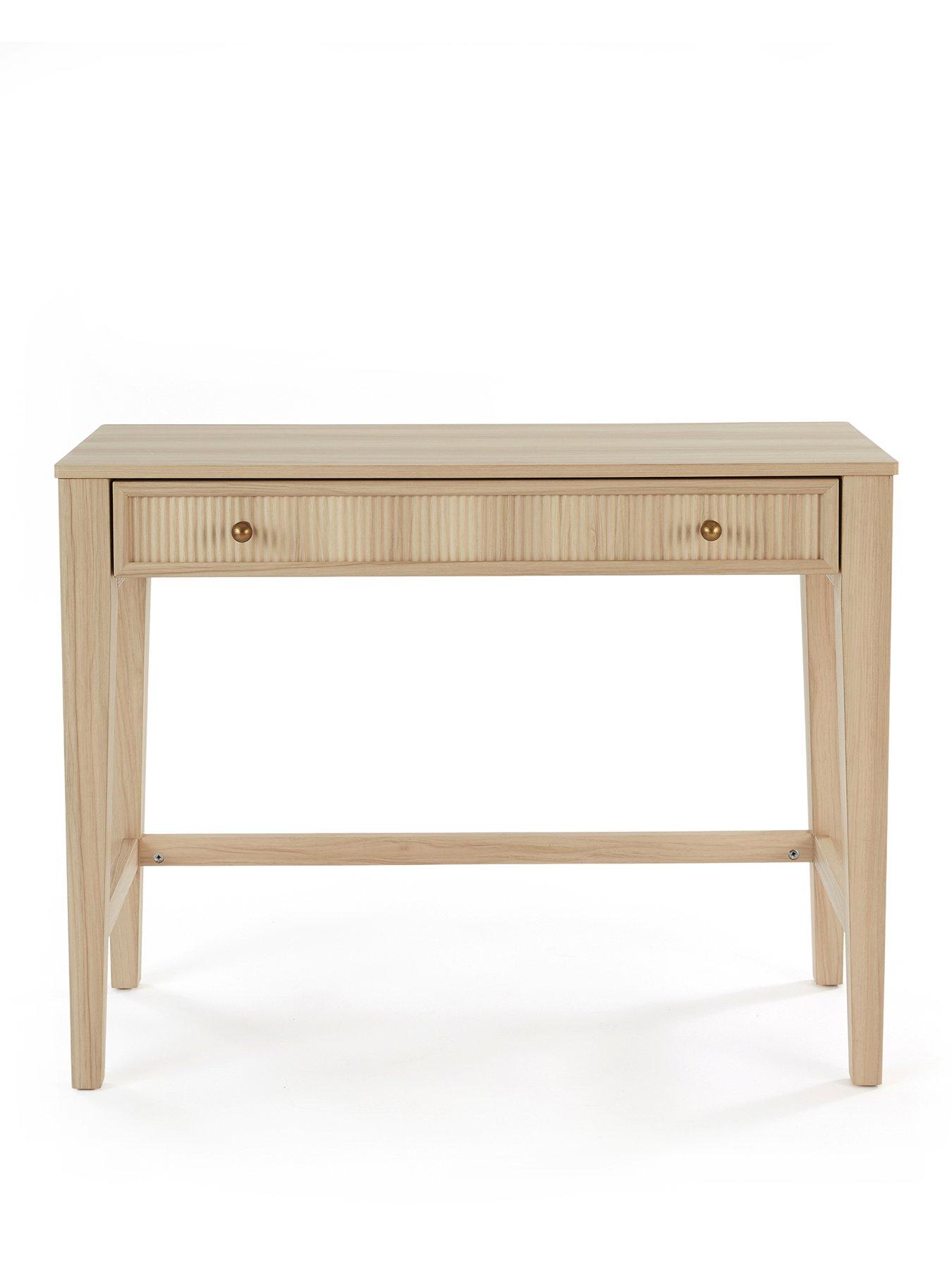  image of michelle-keegan-home-lindley-console-table-oak-fscreg-certified