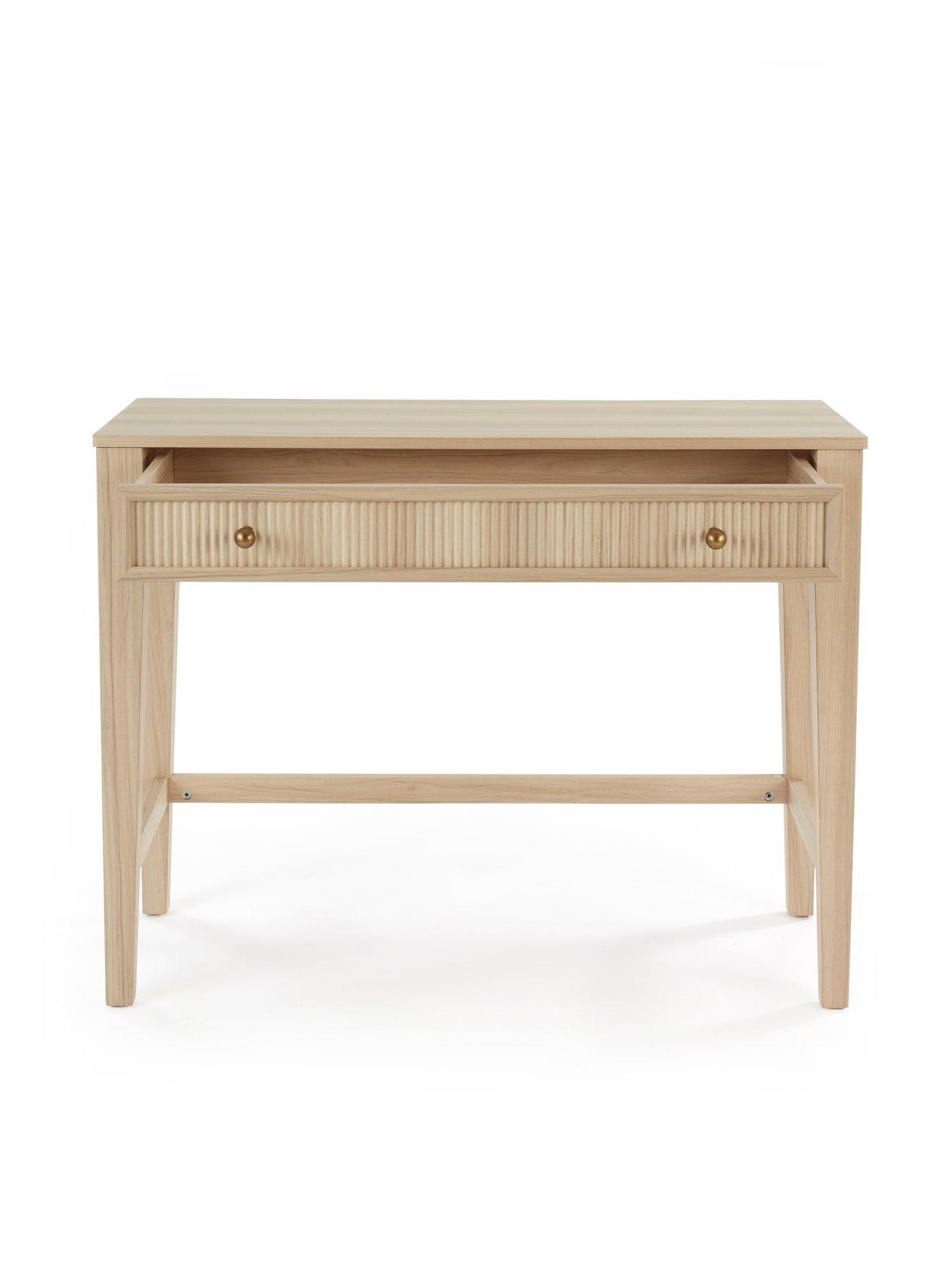  image of michelle-keegan-home-lindley-console-table-oak-fscreg-certified