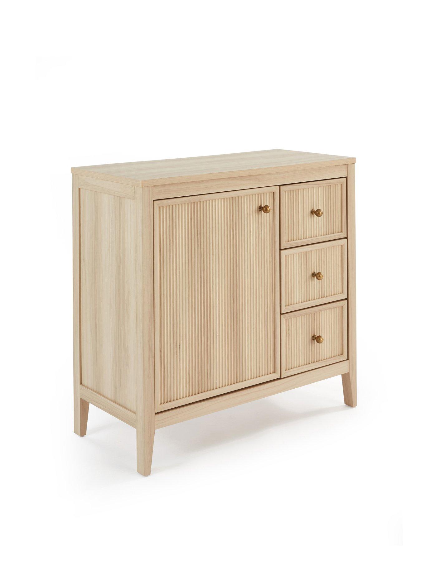 image of michelle-keegan-home-lindley-compact-sideboard-oak--fscreg-certified