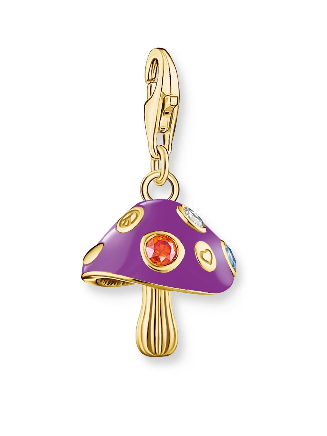 thomas-sabo-charm-colourful-mushroom-gold