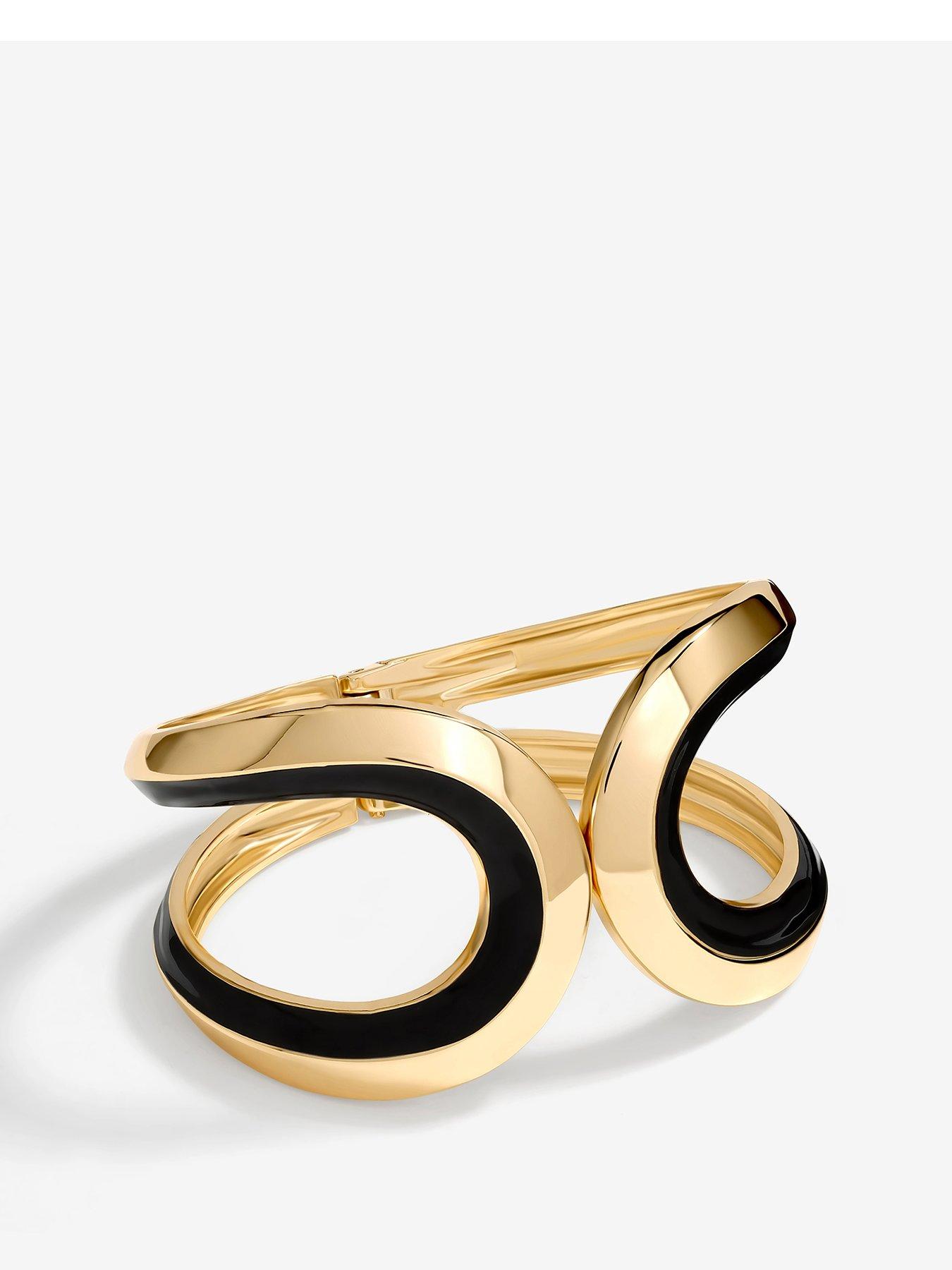 undefined Gold Plated And Enamel Cuff