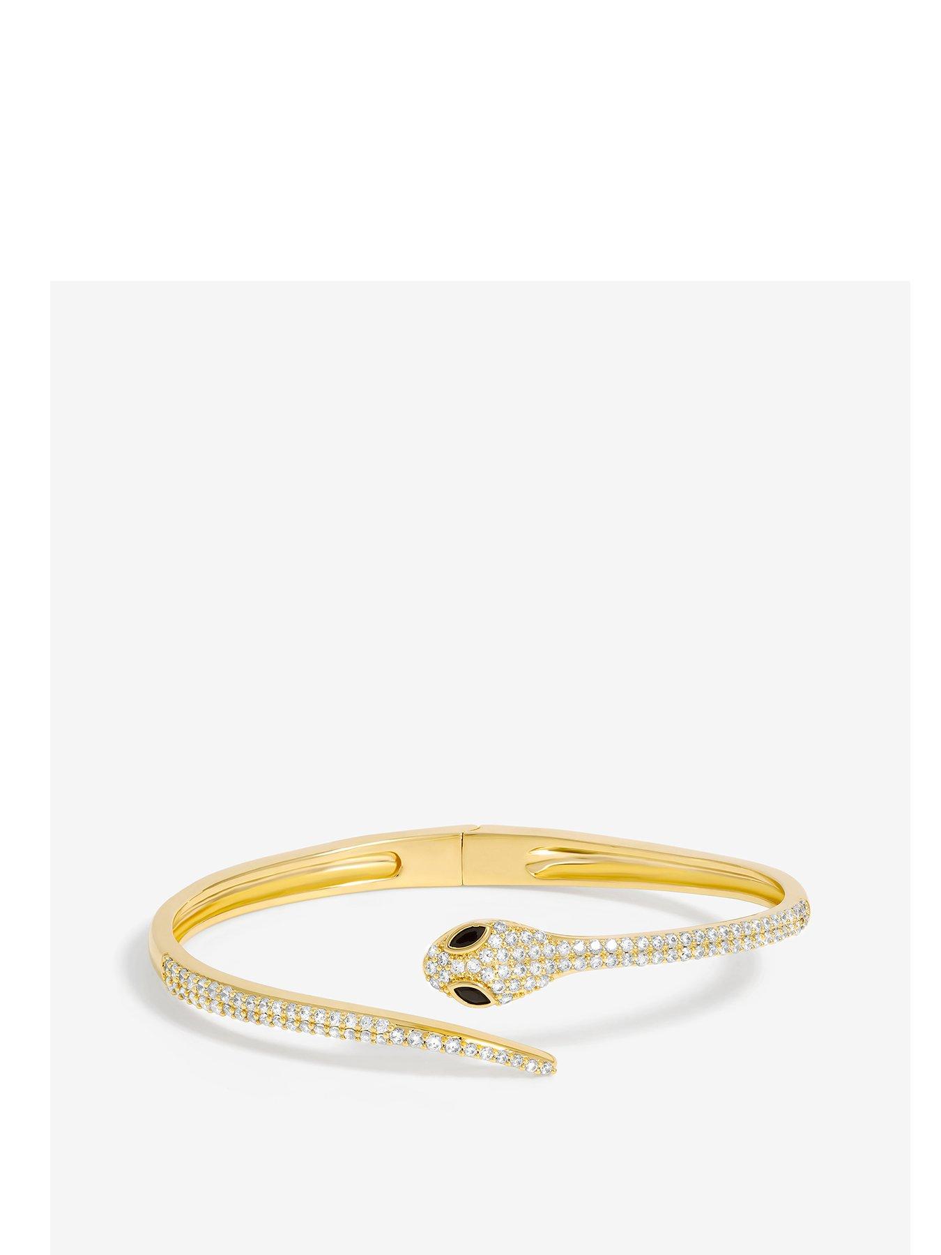 undefined Gold Plated Snake Bangle