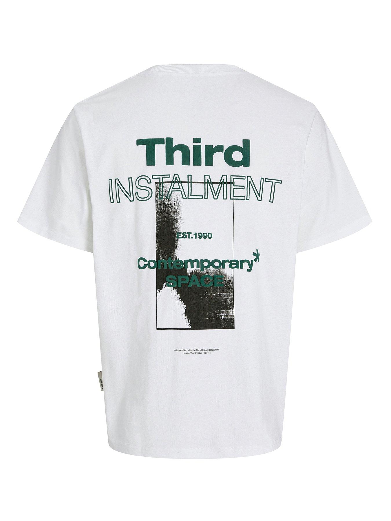 undefined Boys Motion Photo Back Print Short Sleeve T-Shirt - White