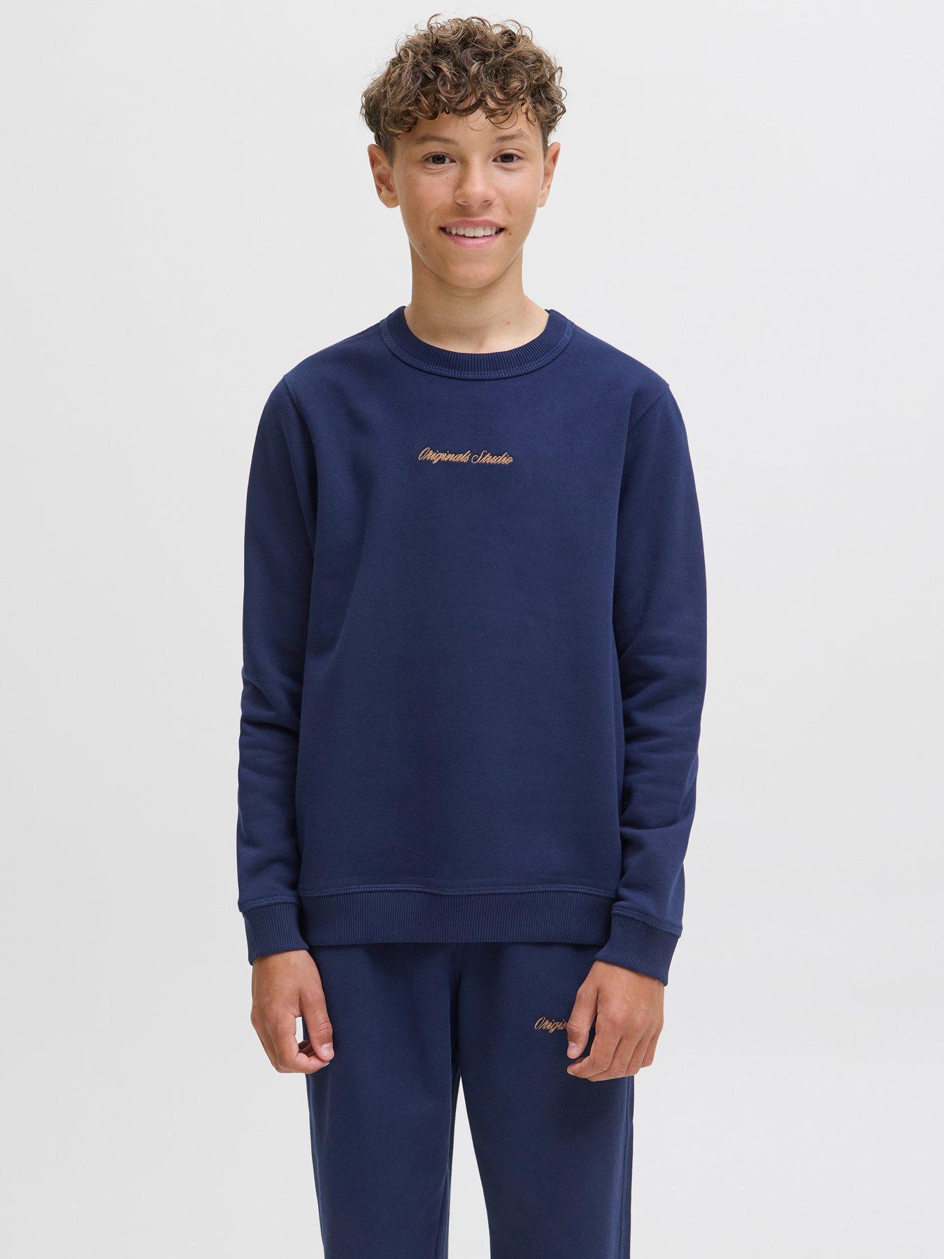 undefined Boys Embroidered Sweatshirt - Blue