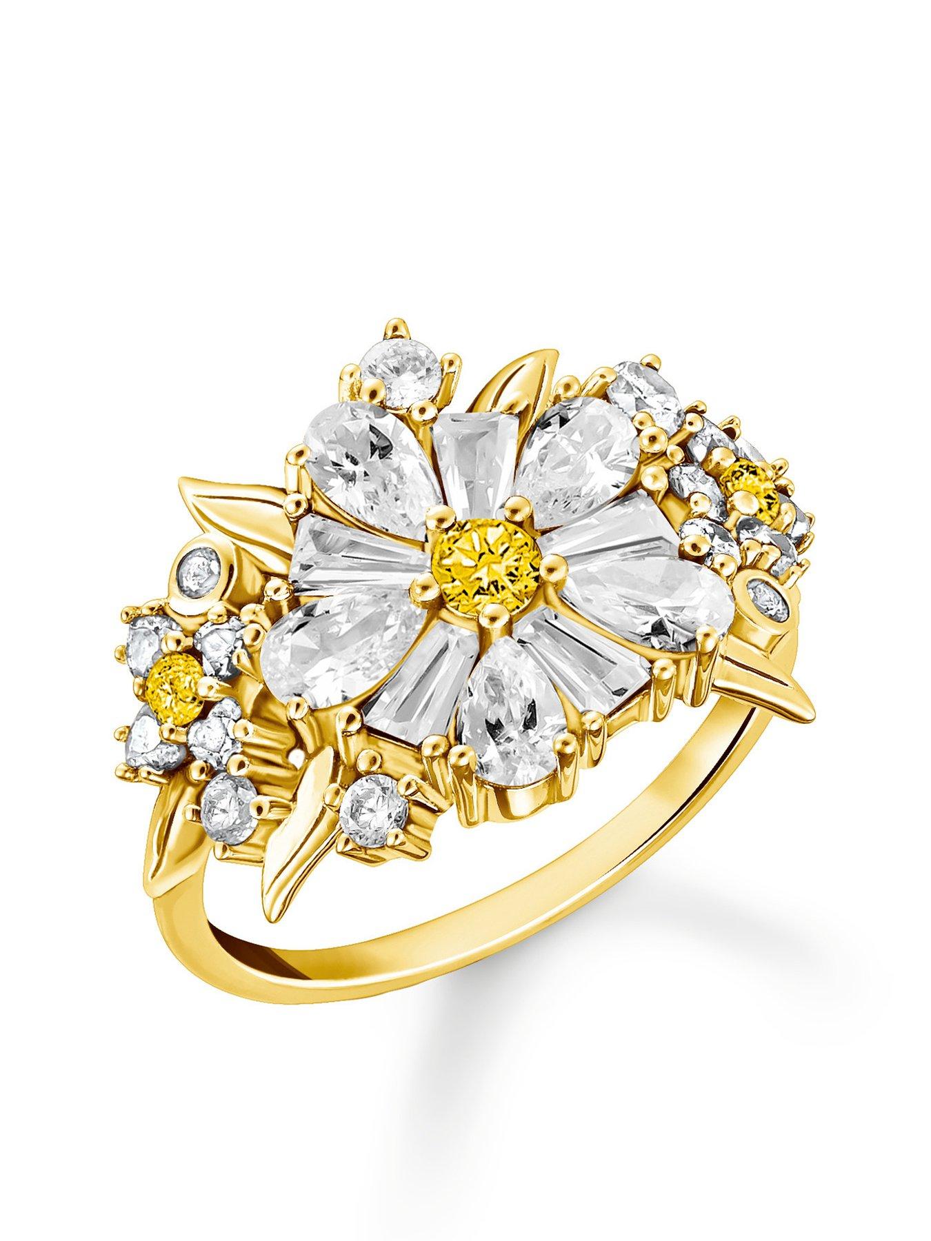 undefined Lovely Daisy Bouquet Cocktail Ring