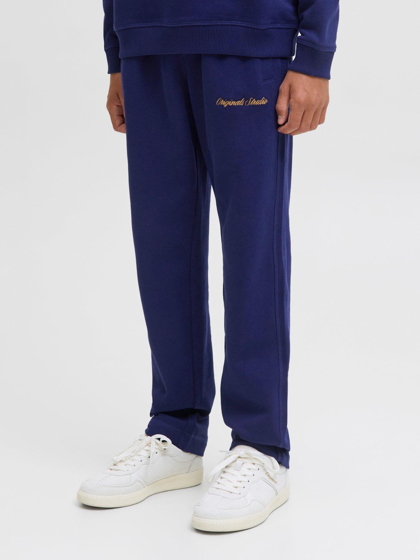 Jack & Jones Junior Boys Kane Sweat Pants - Blue