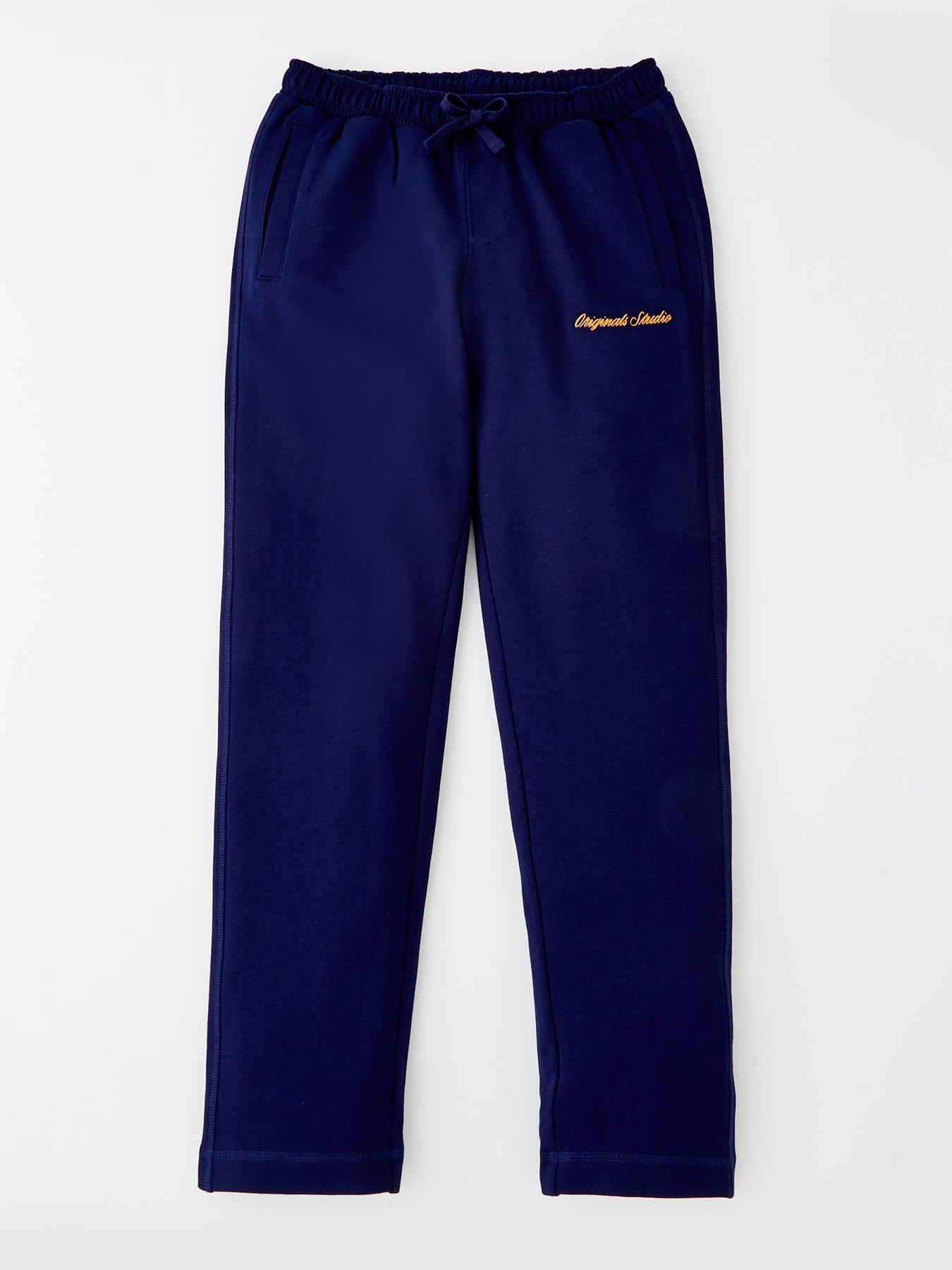 Image 1 of 4 of Jack & Jones Junior Boys Kane Sweat Pants - Blue