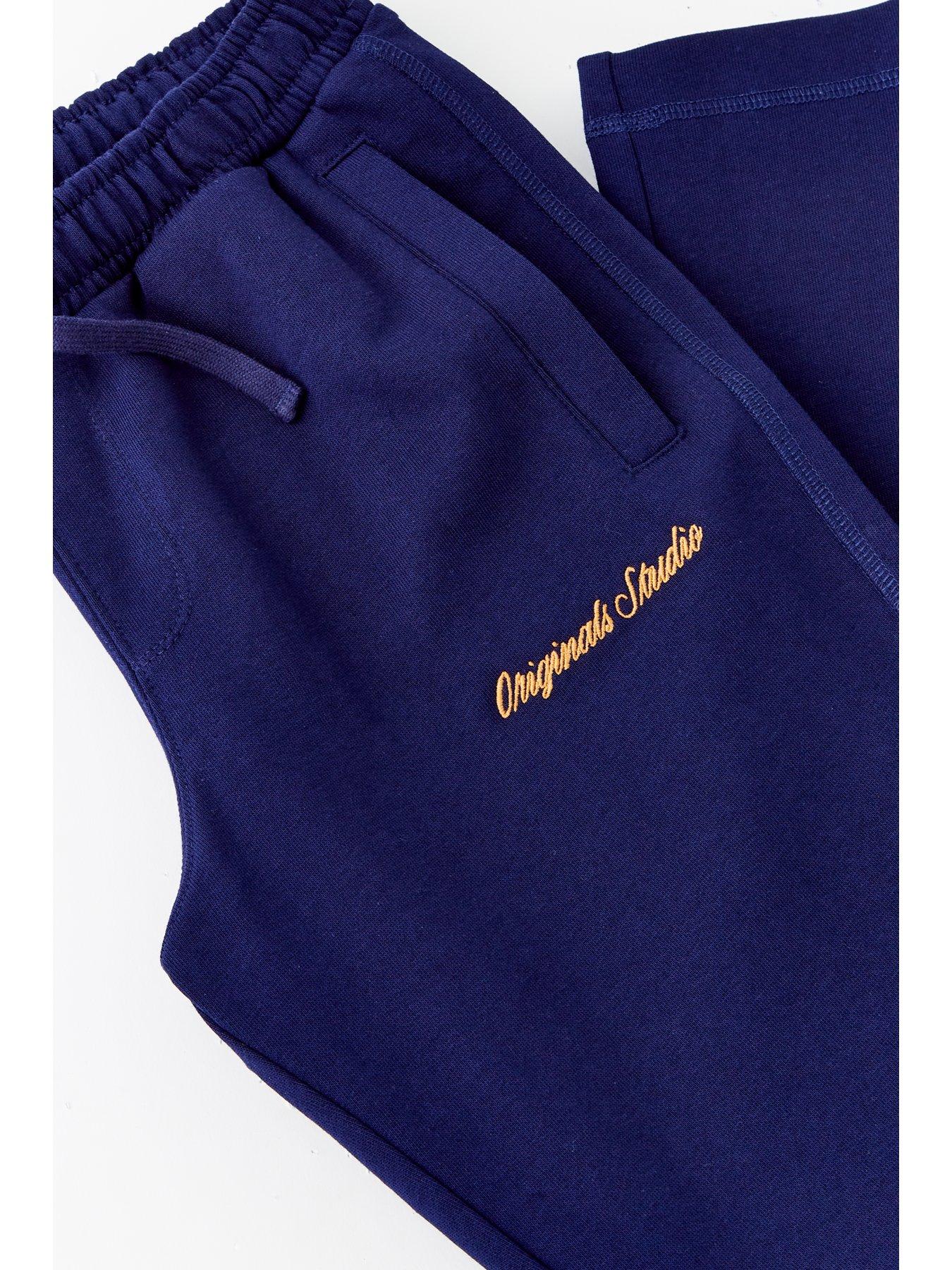 Image 3 of 4 of Jack & Jones Junior Boys Kane Sweat Pants - Blue