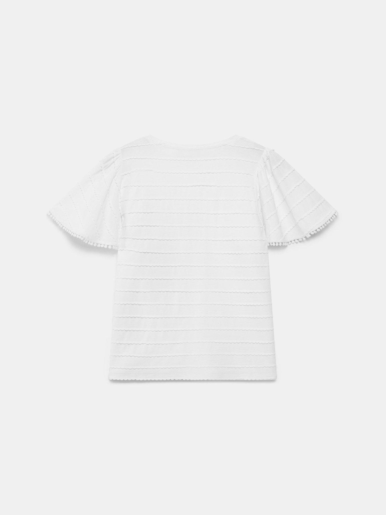  image of mint-velvet-ivory-v-neck-top