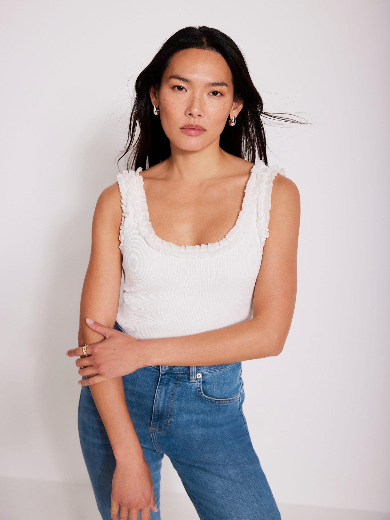 mint-velvet-ivory-ruffle-trim-vest