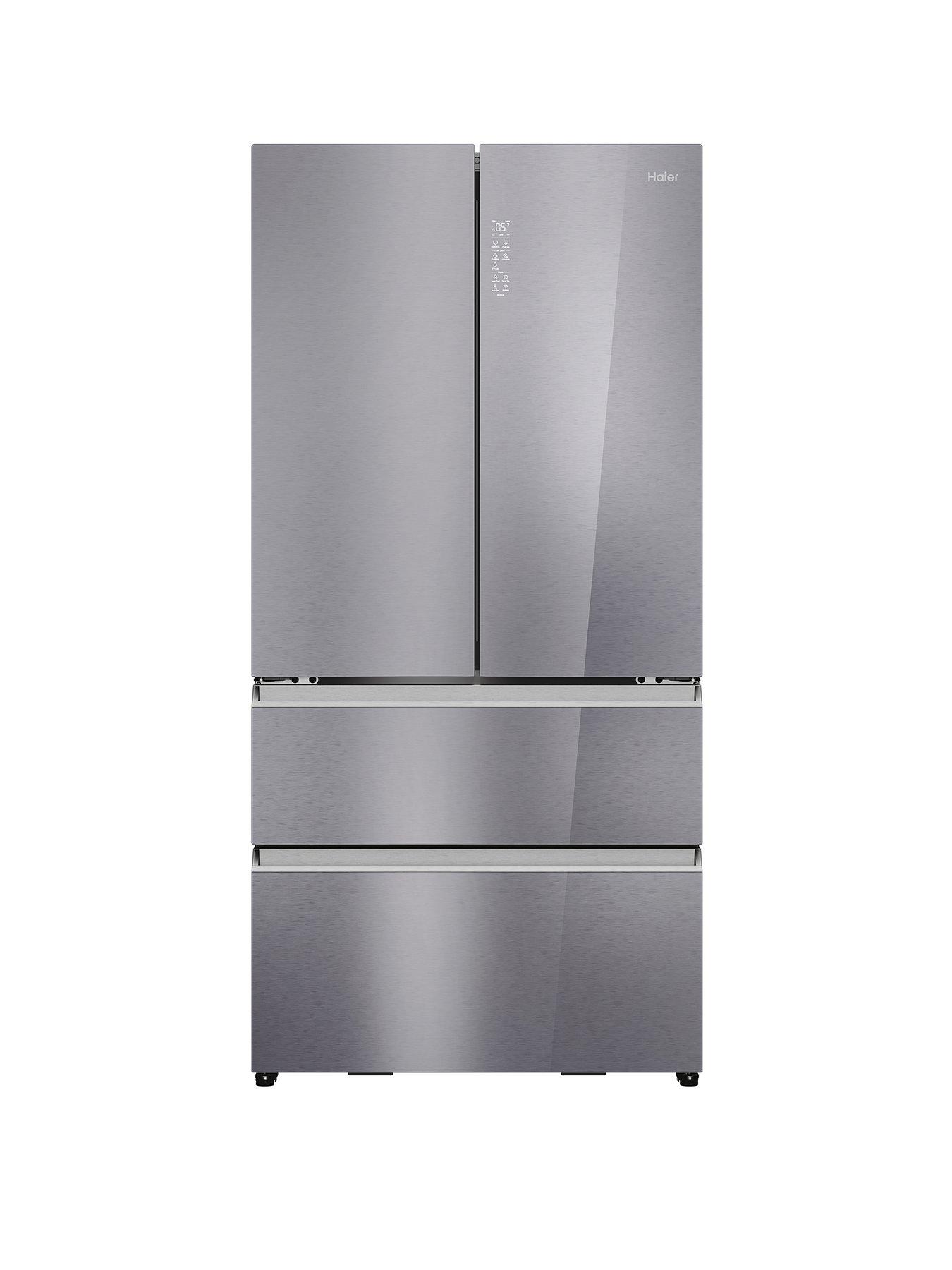Haier FD 90 Series 7 HFR79F19EFGK Total No Frost  American Fridge Freezer, Sapphire Glass, E Rated