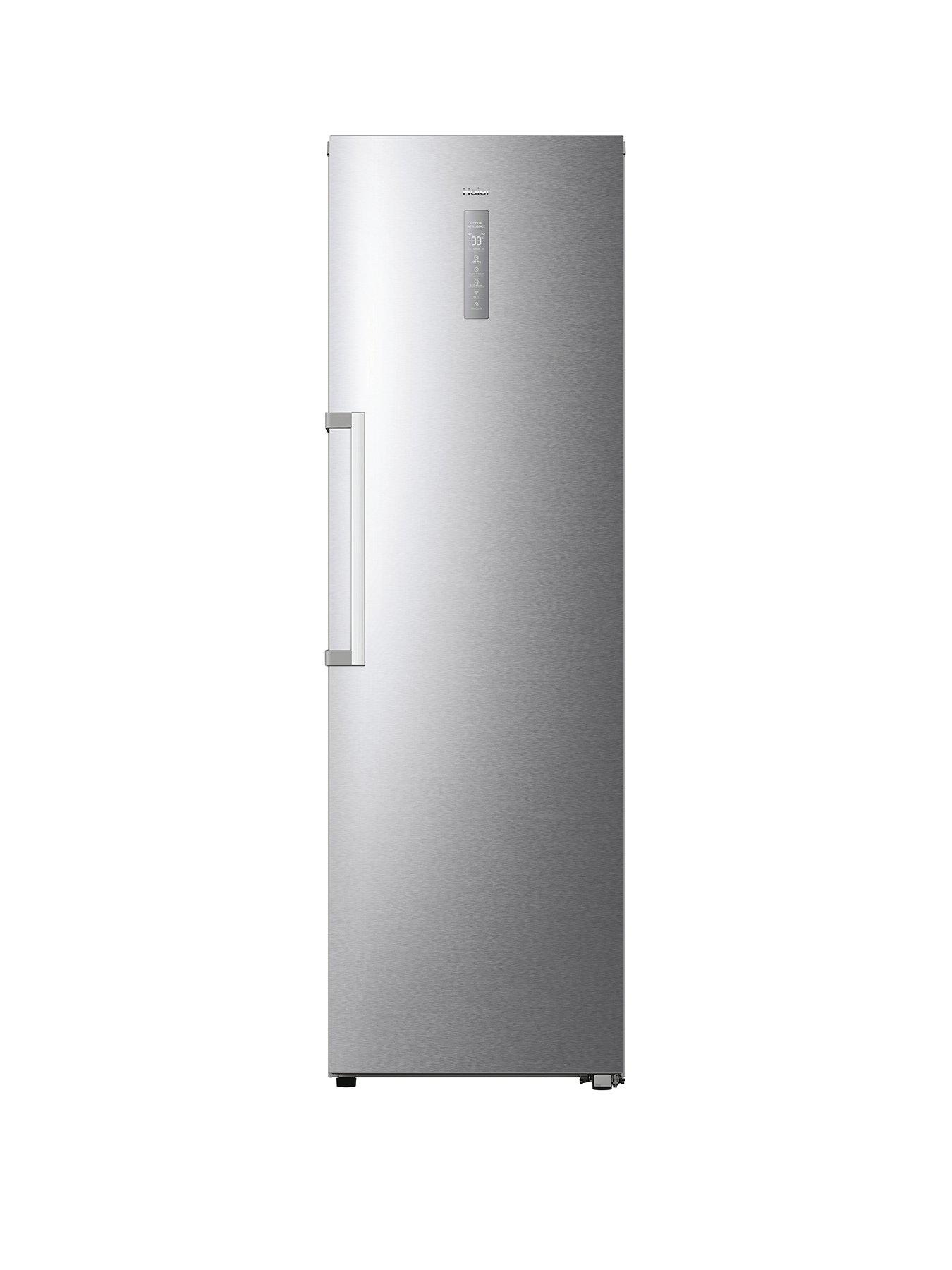 Image 1 of 7 of Haier H4F306SDH1K TNF Upright Freezer with InstaSwitch - Silver -D Rated