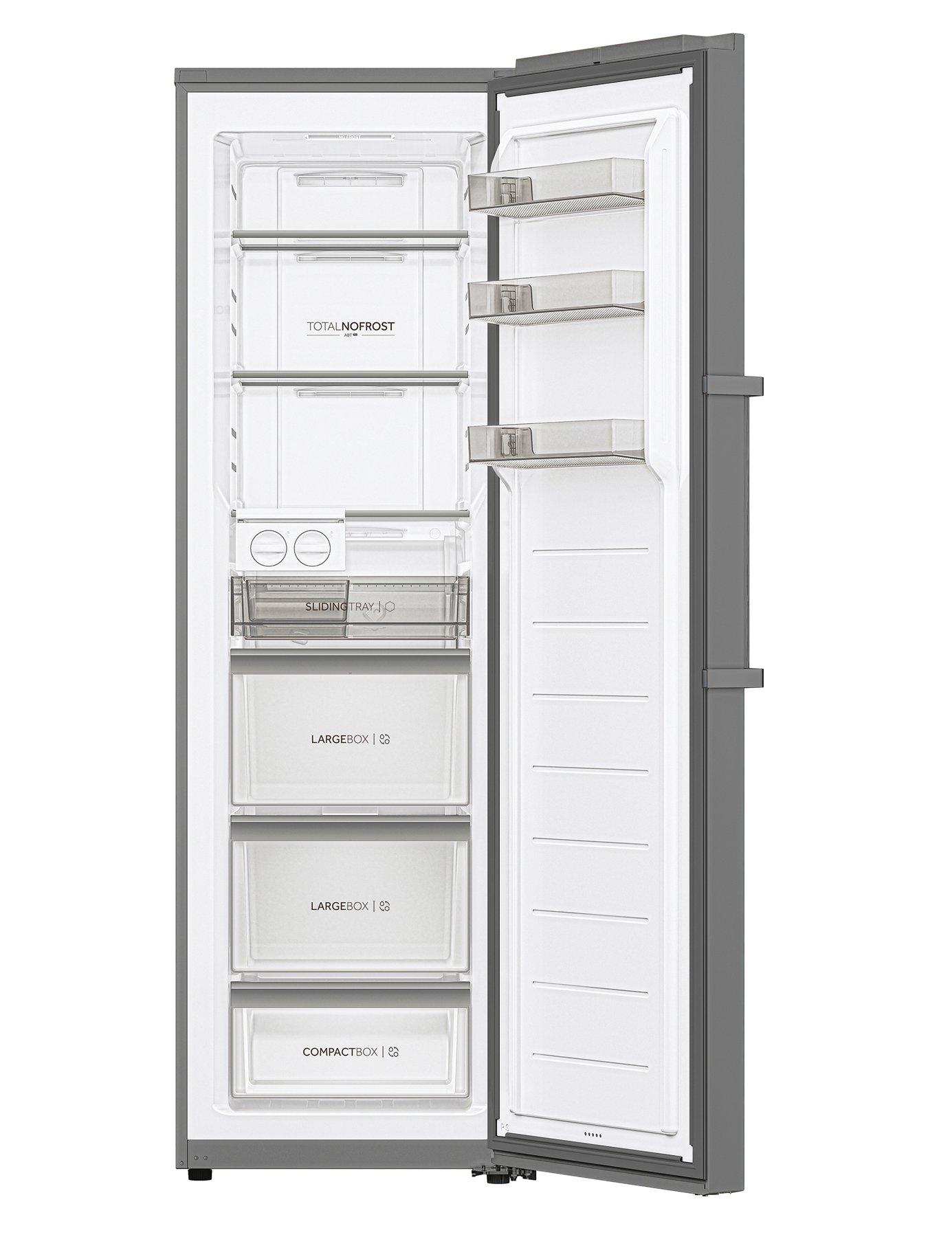 Image 2 of 7 of Haier H4F306SDH1K TNF Upright Freezer with InstaSwitch - Silver -D Rated