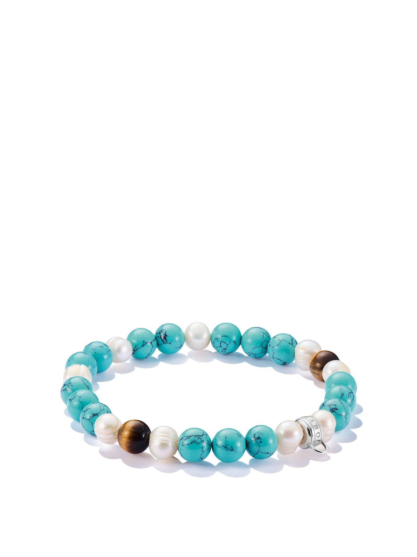 undefined Bracelet With Freshwater Pearl And Tigers Eye - Multi