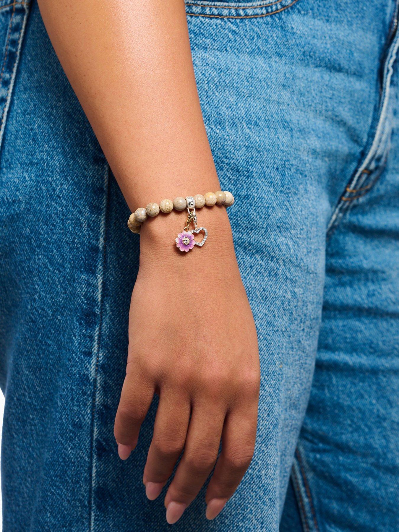 Image 2 of 2 of Thomas Sabo Charm Club: Bead bracelet Daisy Jasper