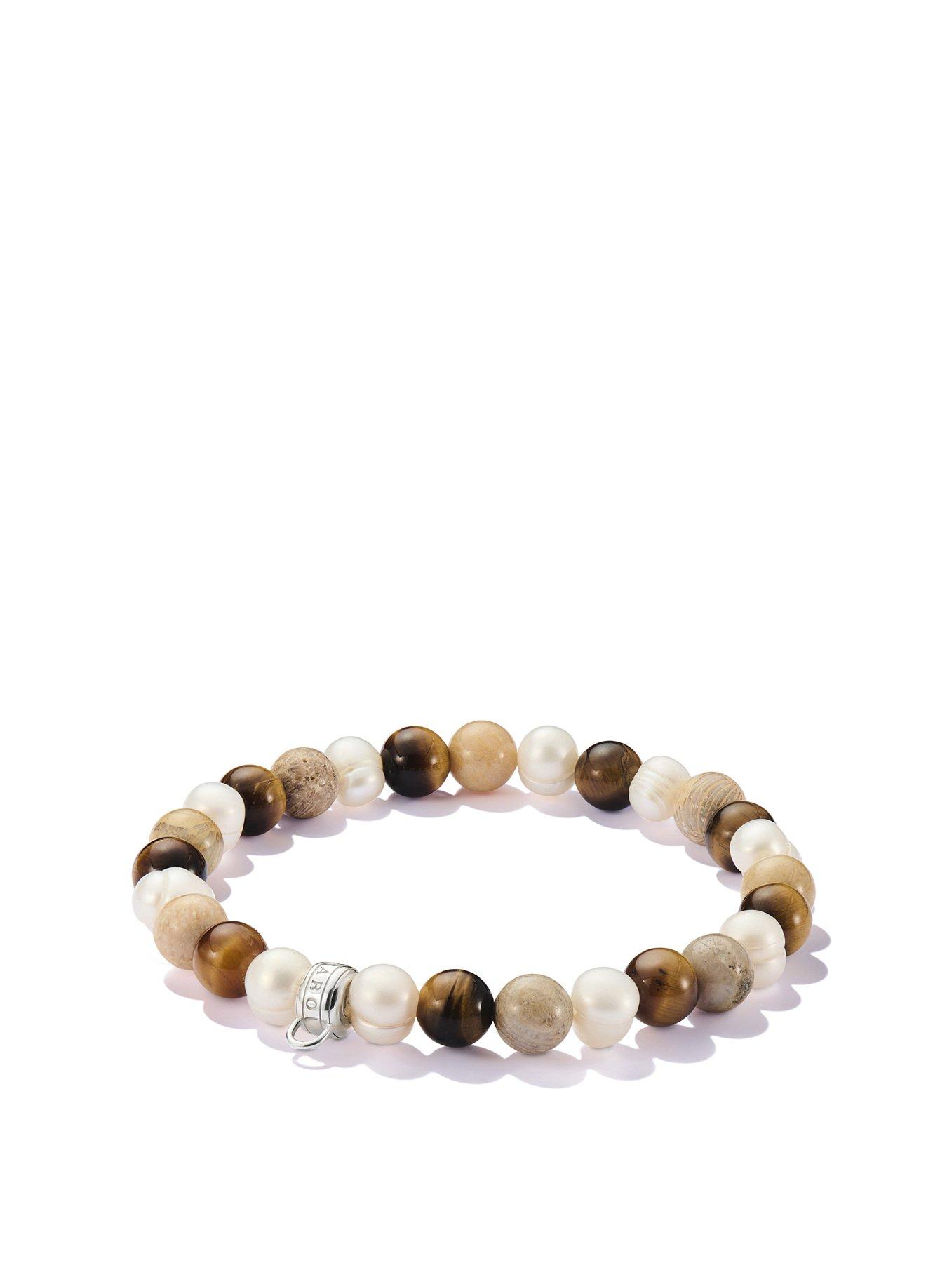 Image 1 of 2 of Thomas Sabo Bracelet With Daisy Jasper Beads - Multi