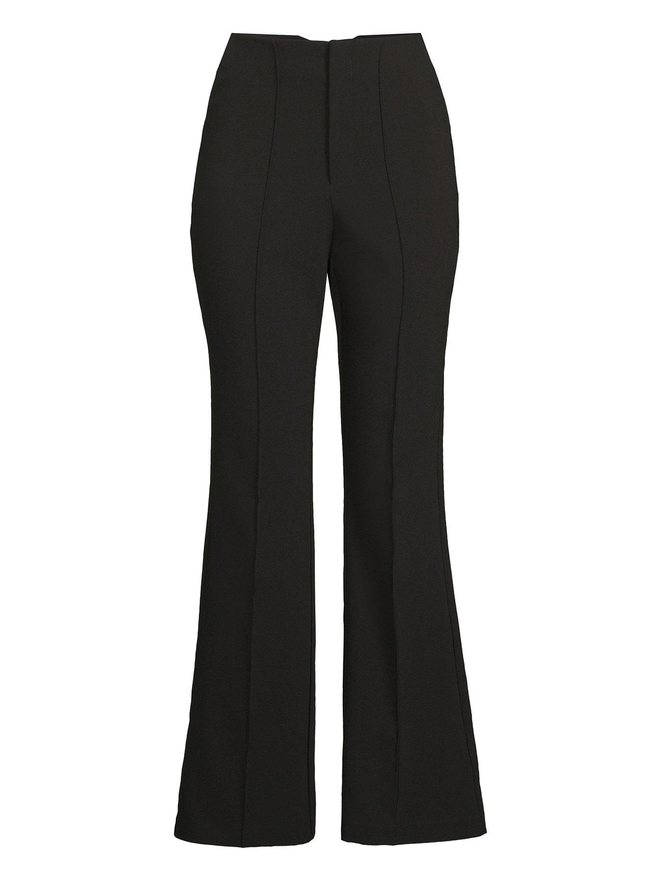  image of michelle-keegan-co-ordnbspflare-trousersnbsp--black