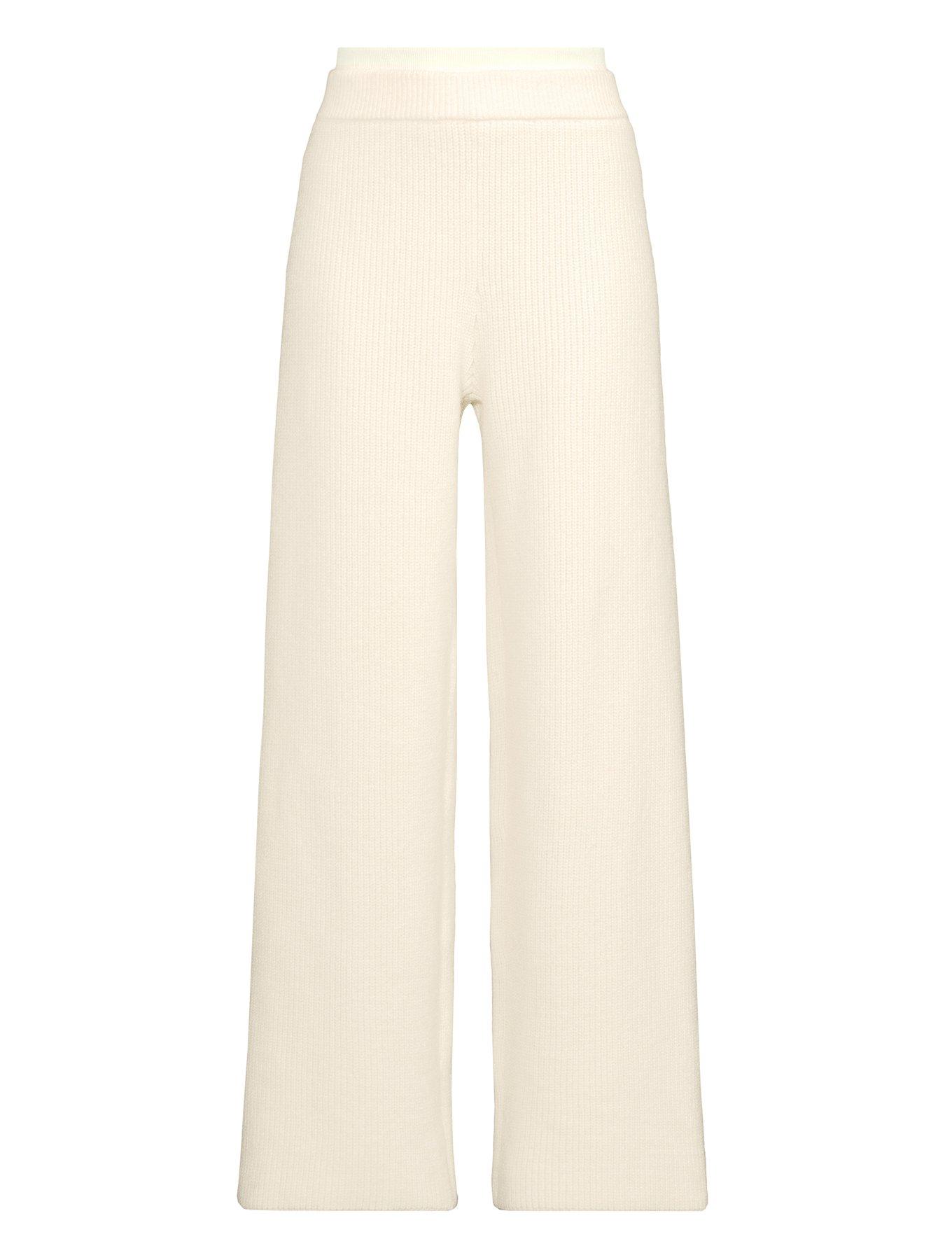 Image 5 of 5 of Michelle Keegan Knitted Waistband Trouser - Cream