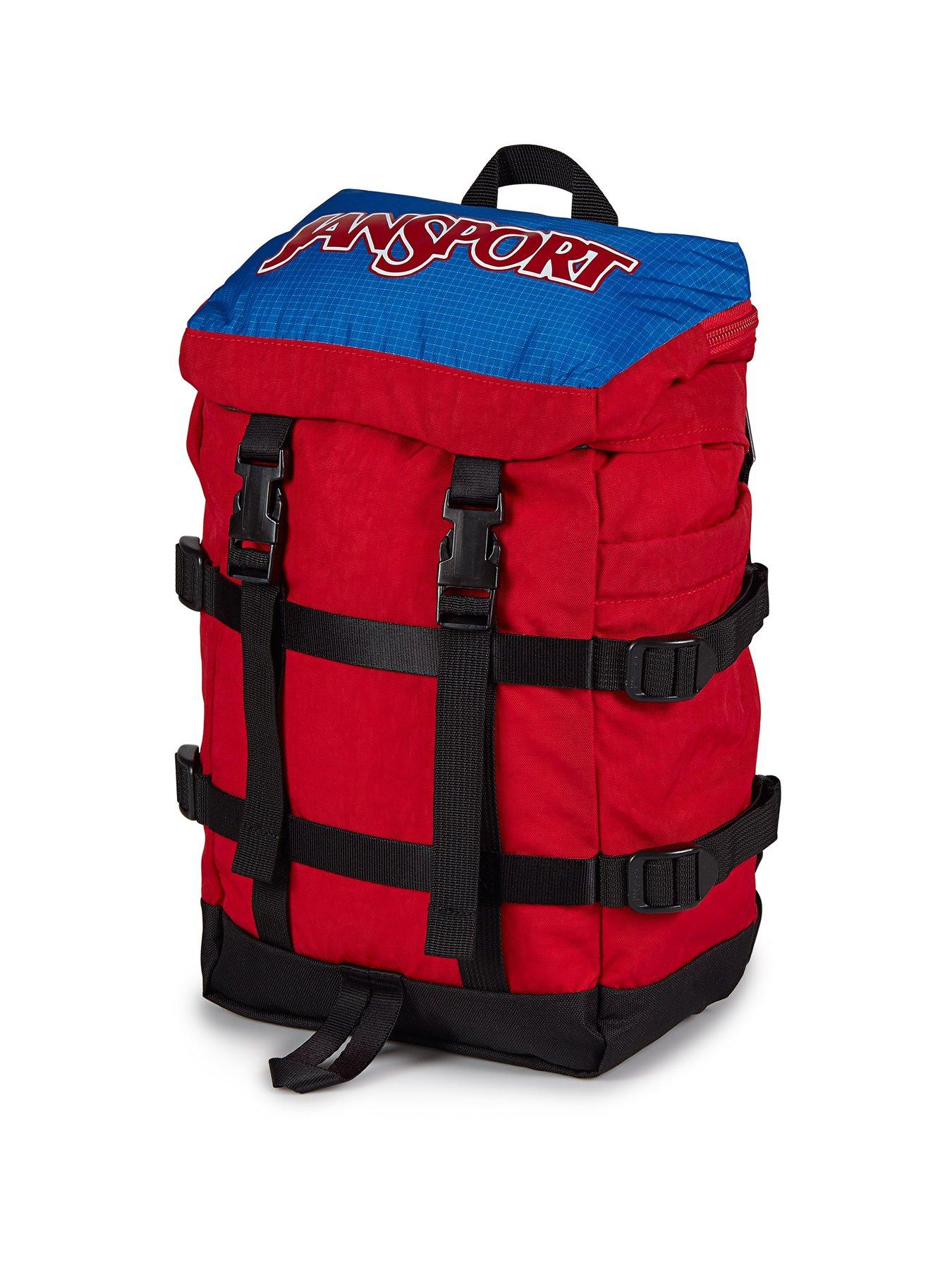 JanSport Mini Skip Backpack - Red/Blue | Littlewoods