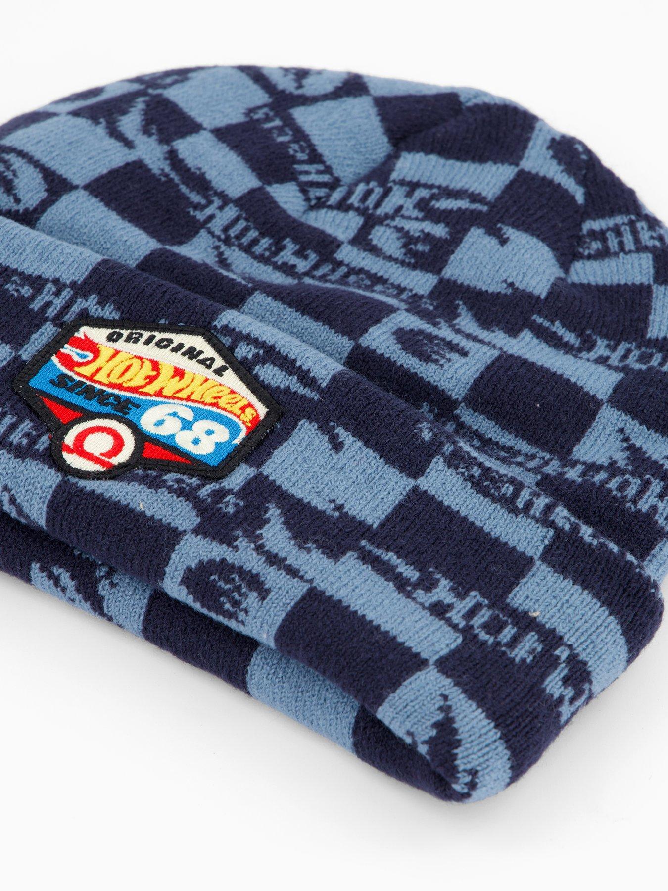 Image 3 of 4 of Hot Wheels Badge Beanie - Blue
