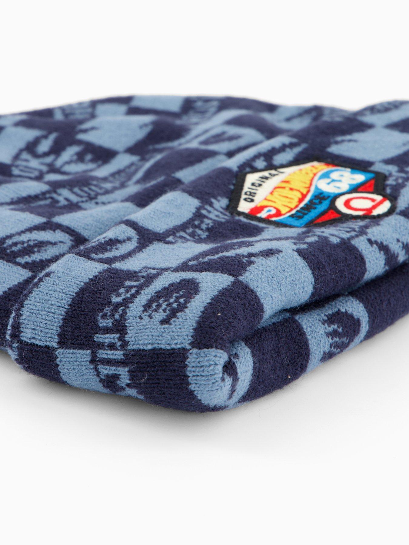 Image 4 of 4 of Hot Wheels Badge Beanie - Blue