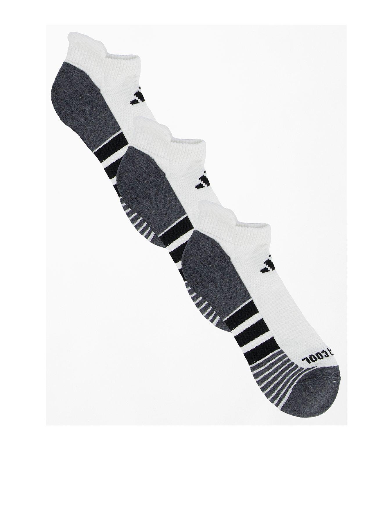 undefined Unisex Performance Climacool Cushioned Low Socks 3 Pairs - Black