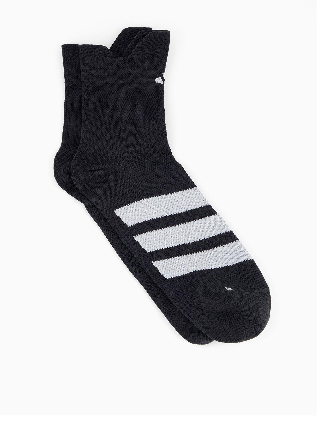 adidas Unisex Runxadizero Socks 1 Pair - Black